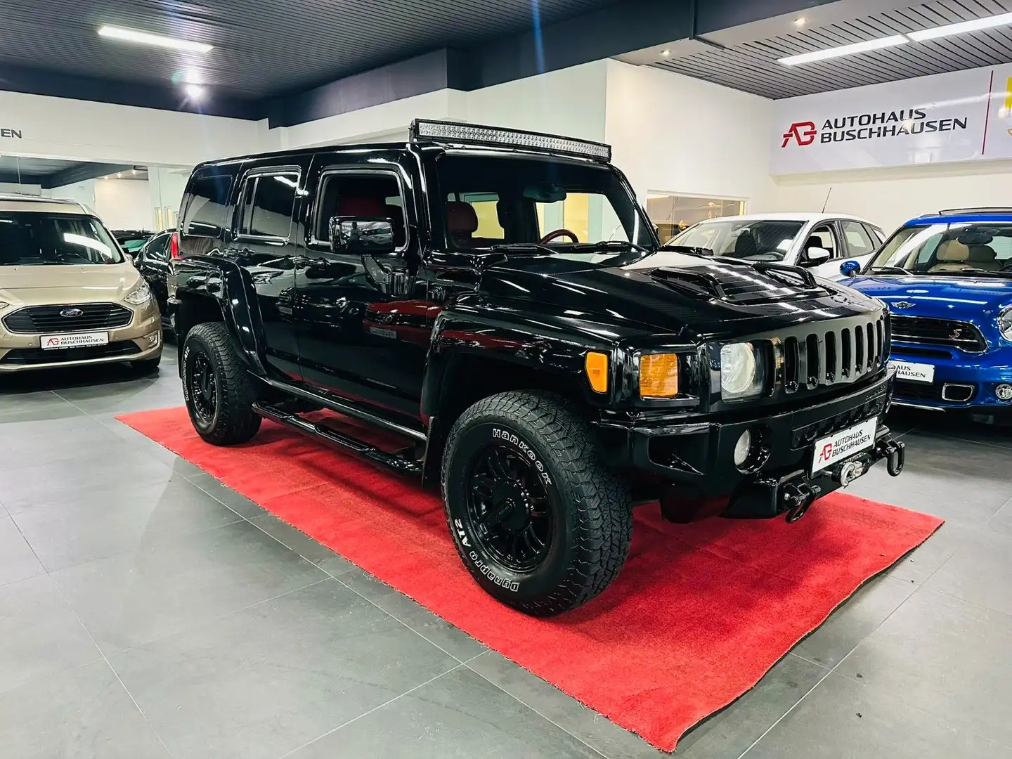 HUMMER H3 3.5 Aut./LPG Gas/Ldr&Lack Neu/elSeilwinde/Tüv Zwart - 2