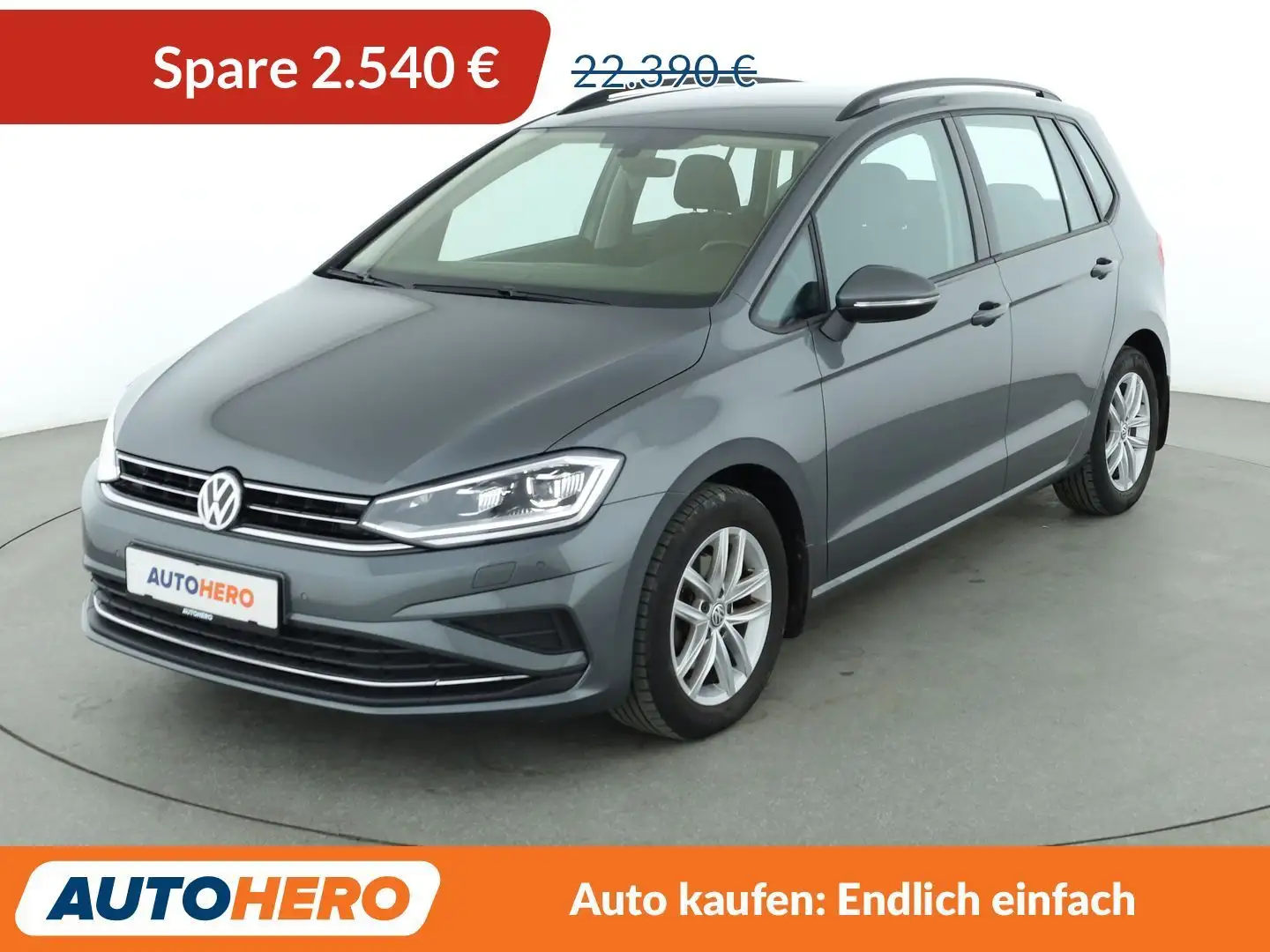 Volkswagen Golf 1.5 TSI ACT Comfortline Aut.*CAM*LED*NAVI*PDC*SHZ* Grau - 1