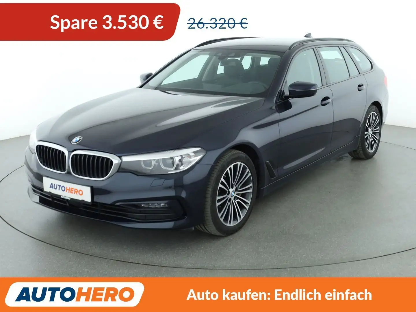 BMW 525 525d Sport Line Aut.*NAVI*LED*PDC*SHZ*ACC* Blau - 1