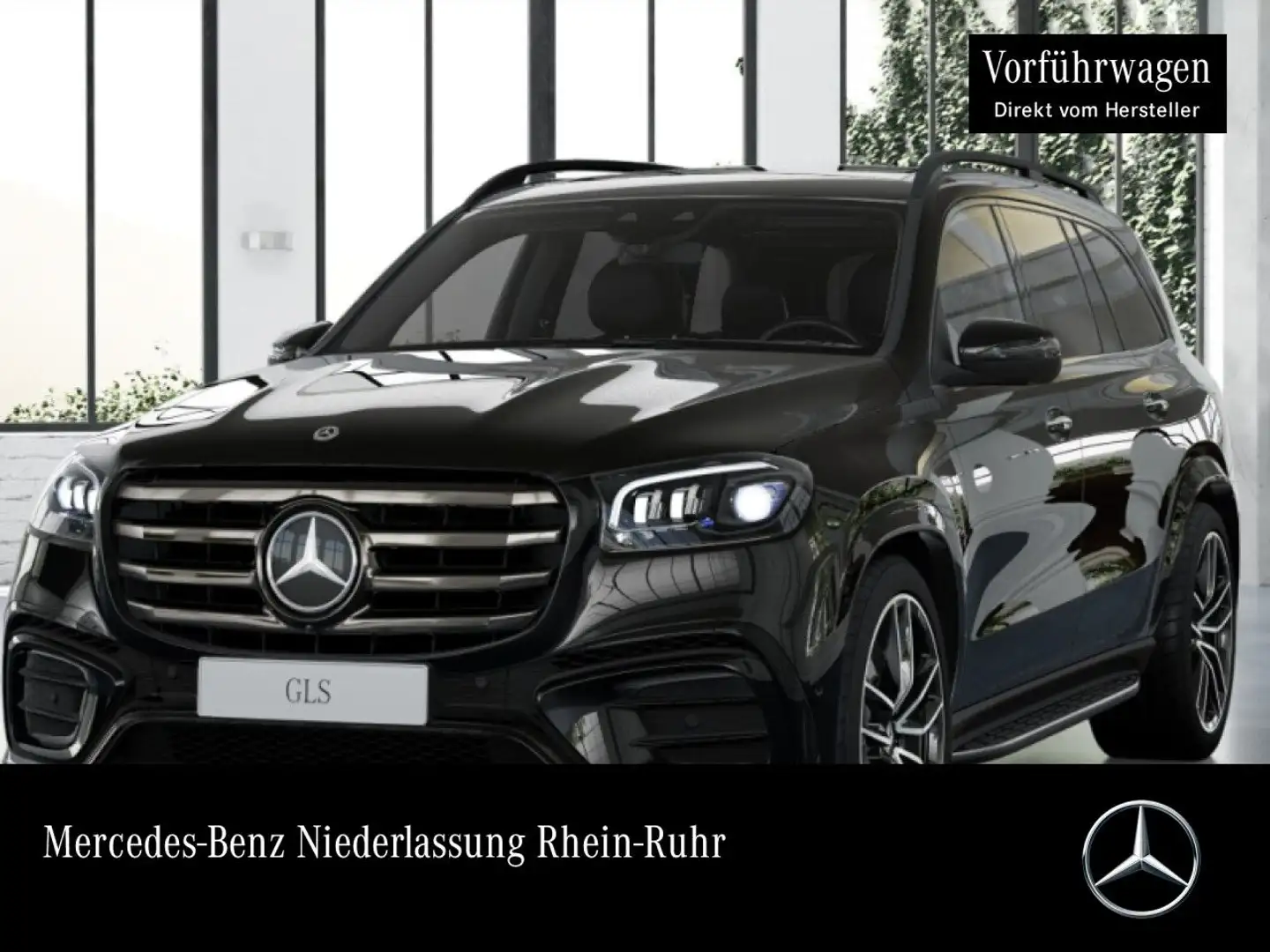 Mercedes-Benz GLS 450 4M AMG+NIGHT+PANO+360+AHK+MULTIBEAM+STHZG Schwarz - 1