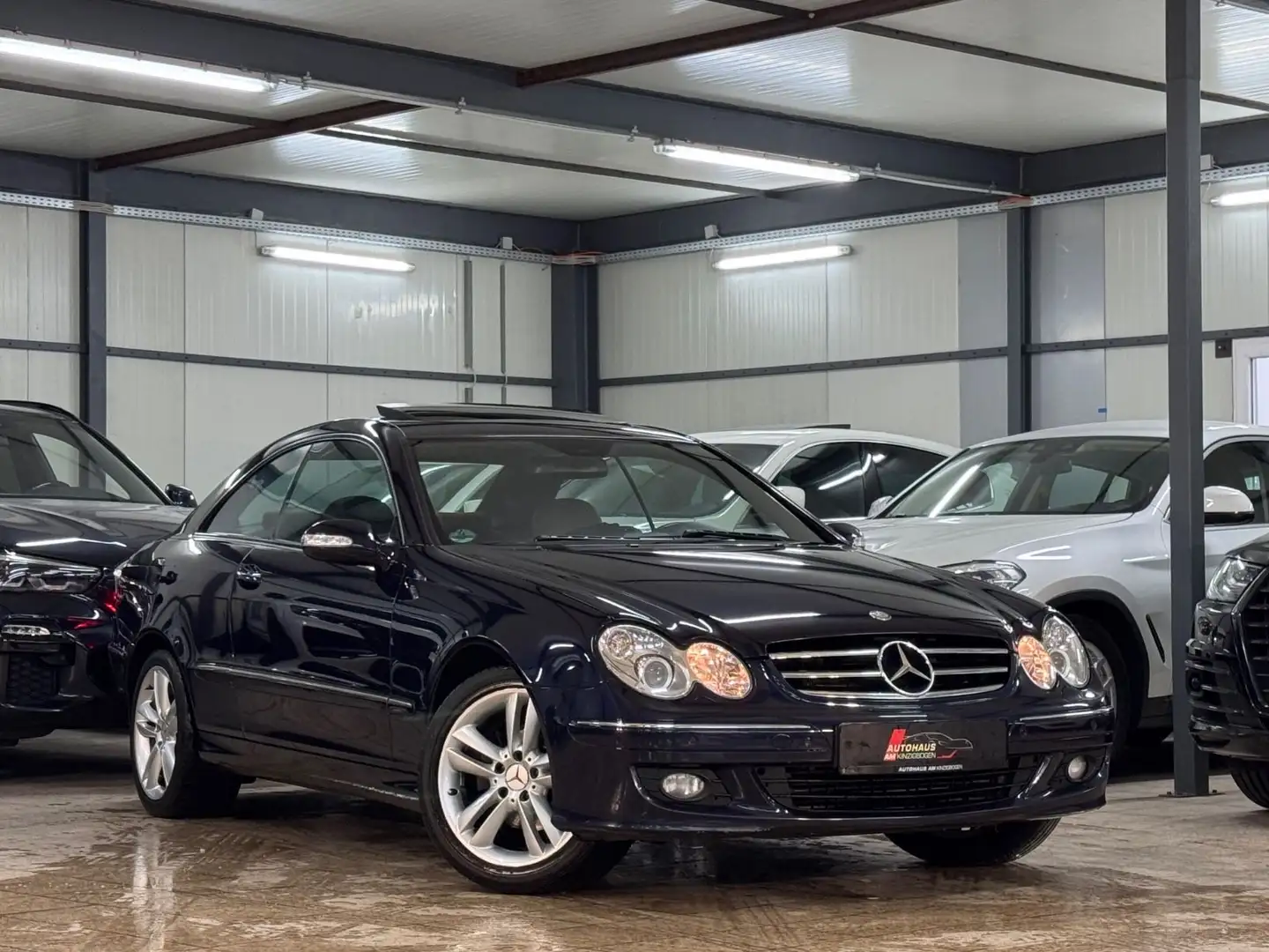 Mercedes-Benz CLK 200 Coupe Kompressor SDACH*BIXENON*TEMP*1.H Blau - 1
