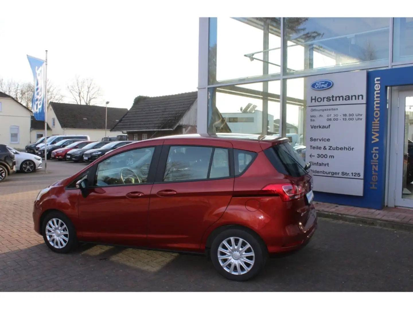 Ford B-Max TREND AUTOMATIK, KLIMA, PDC, RADIO/CD, FUNK-ZV Rojo - 2