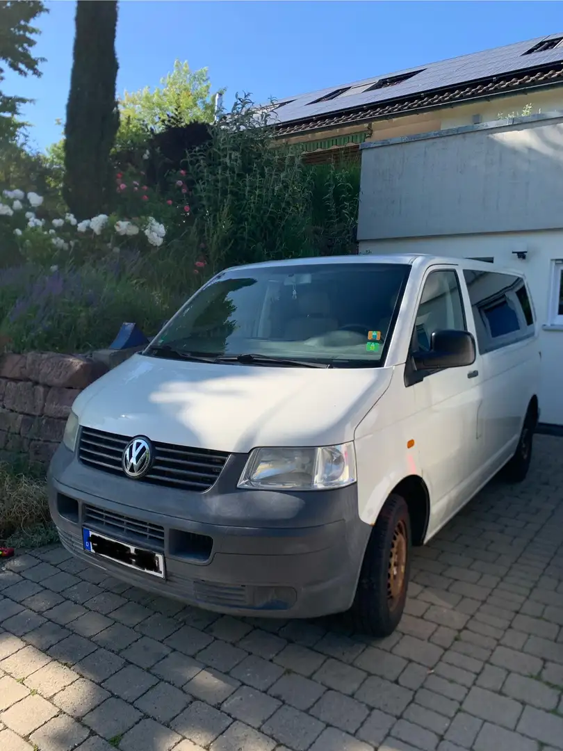 Volkswagen T5 Transporter 8 Sitzer Weiß - 1