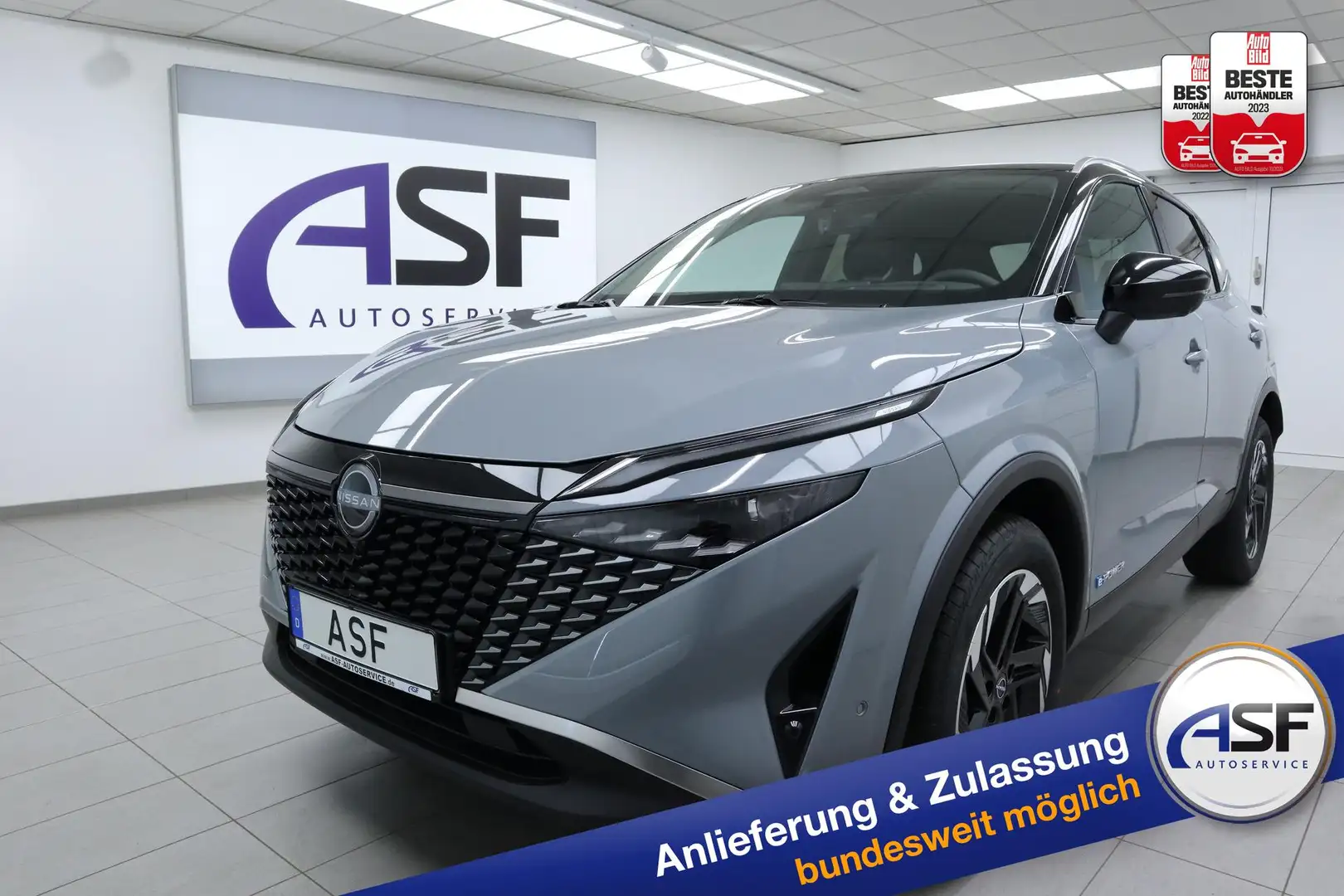 Nissan Qashqai N-Connecta e-Power #Head-Up #el. Heckklappe #Wi... Grijs - 1