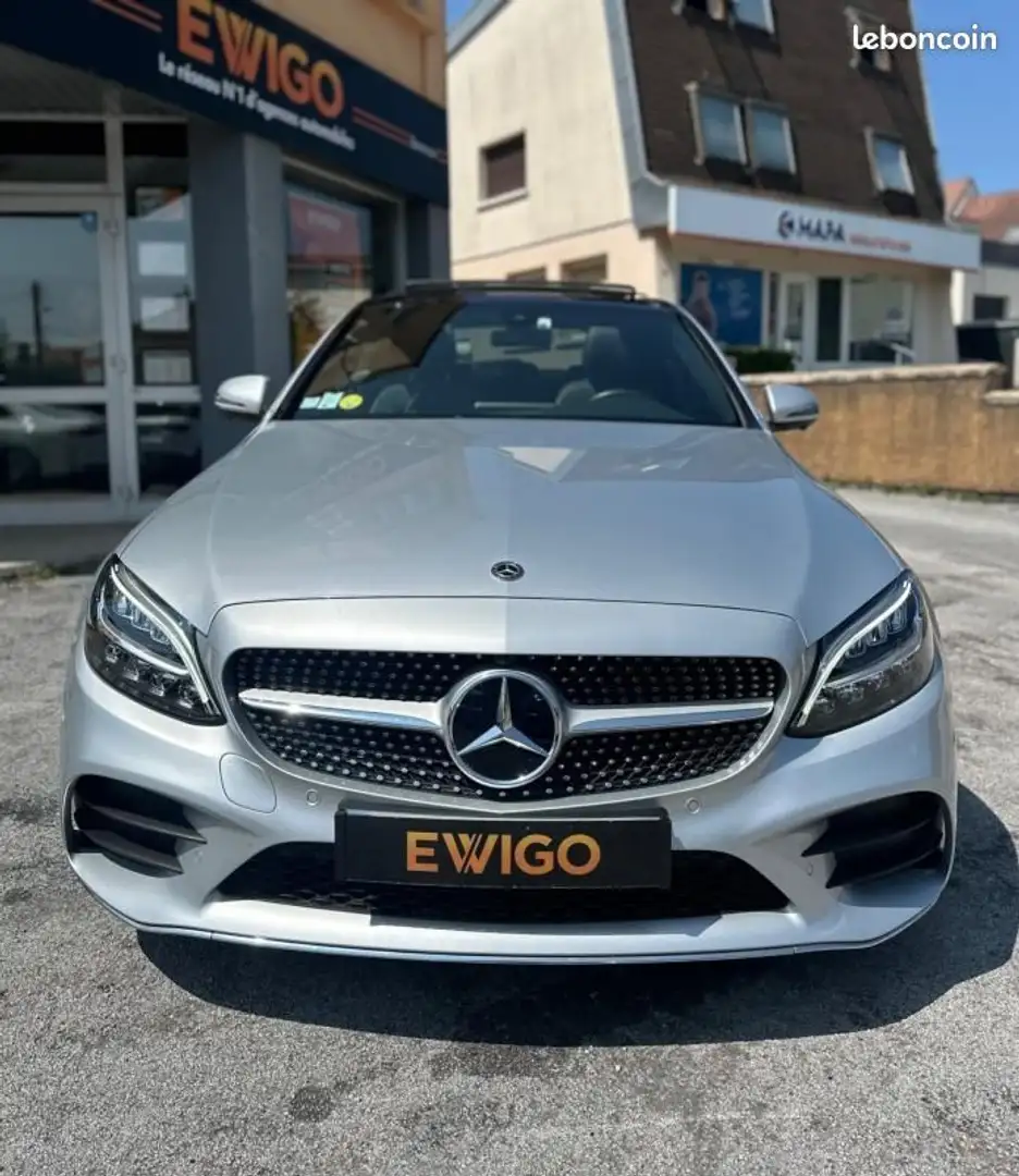Mercedes-Benz C 220 Mercedes 2.0 220 D 194CH AMG LINE 9G-TRONIC BVA Gris - 2