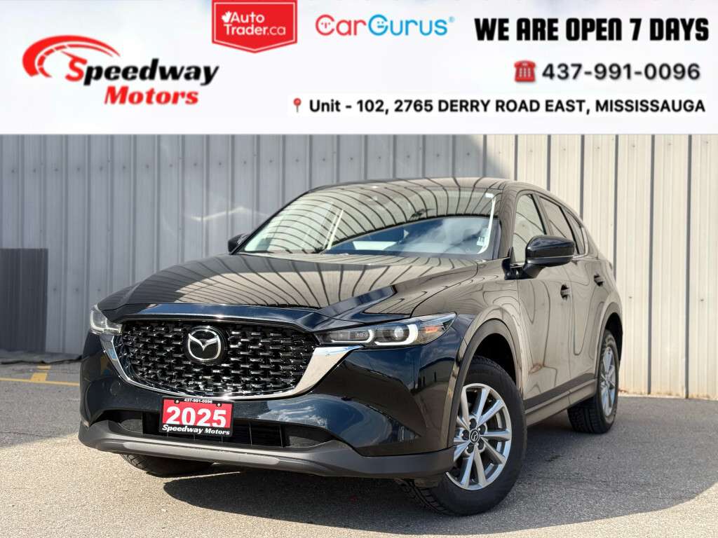 2025 Mazda CX-5 GS AWD/ NO ACCIDENT/ ALLOYS/ BSM/ BACKUP CAMERA/ H