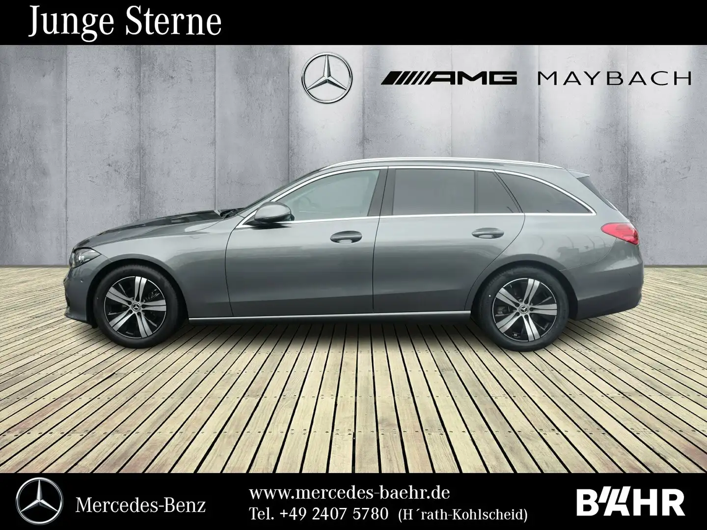 Mercedes-Benz C 180 C 180 T Avantgarde/MBUX-Navi/LED/AHK/RFK/LMR-17" Gris - 2
