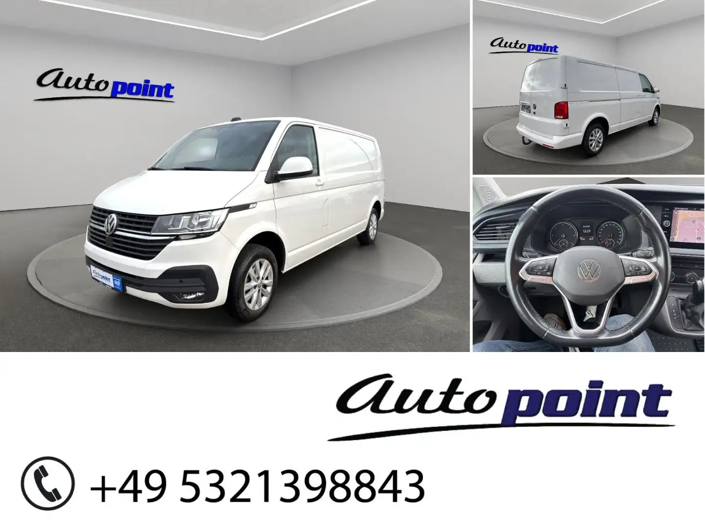 Volkswagen T6 Transporter T6.1 2.0 TDI Transporter Lang Kasten EcoProfi Blanc - 1