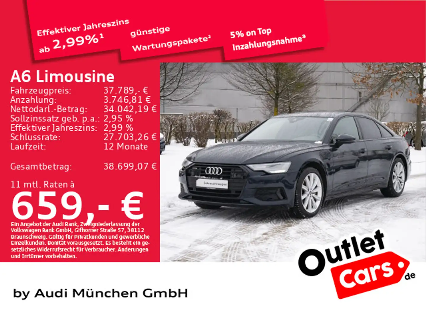 Audi A6 45 TDI qu. S tronic advanced Virtua Blau - 1