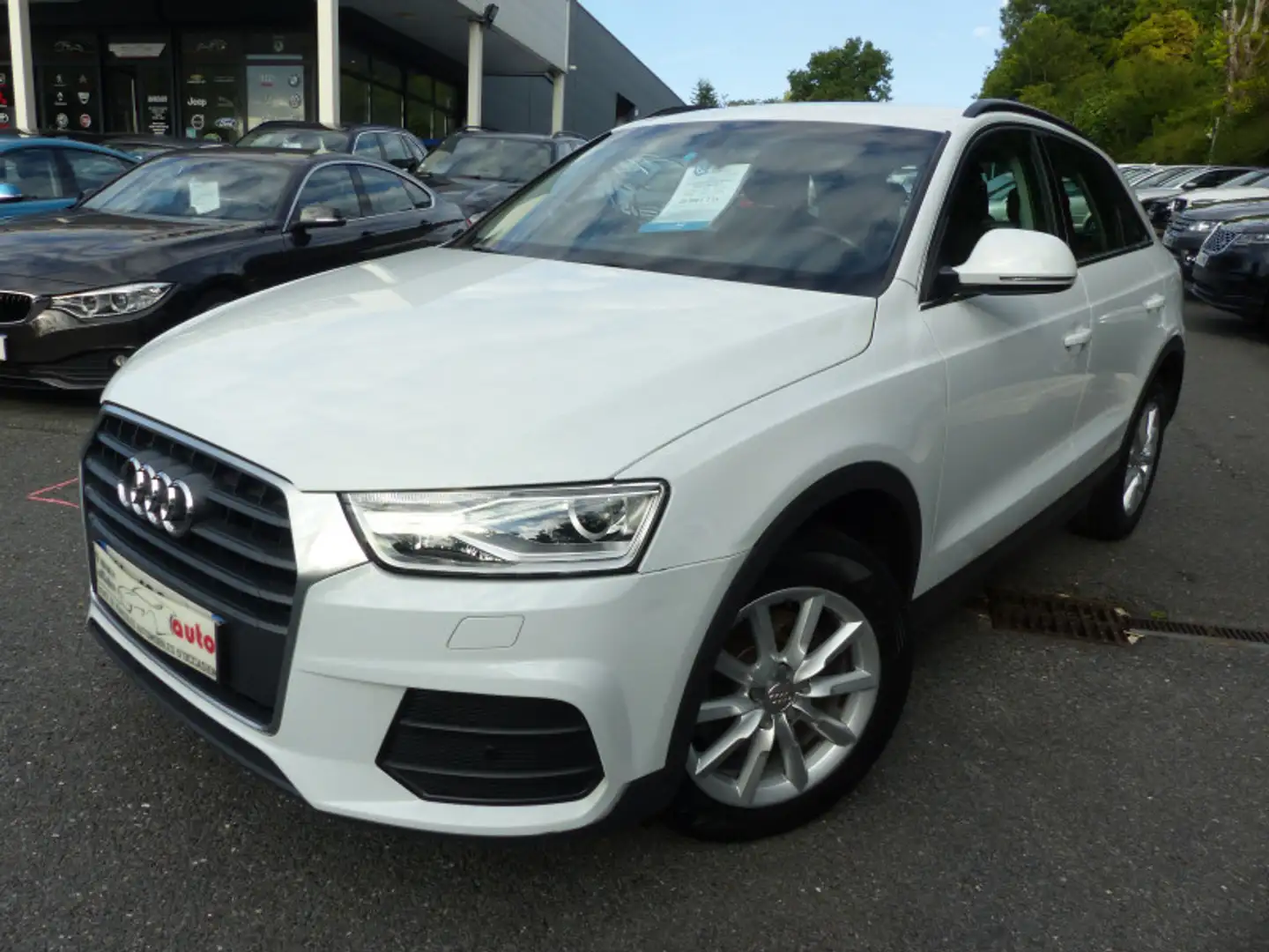 Audi Q3 2.0 TDI 120CH BUSINESS LINE S TRONIC 7 Blanc - 1