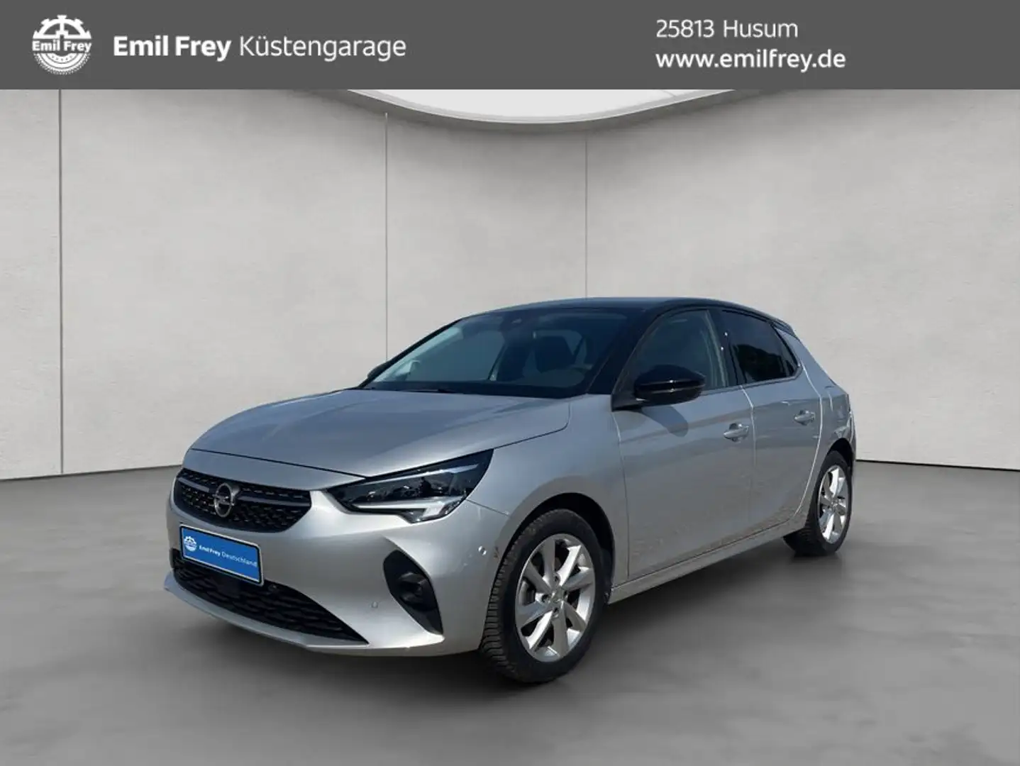 Opel Corsa 1.2 Autom. Elegance GJR, SHZ, RFK Silber - 1