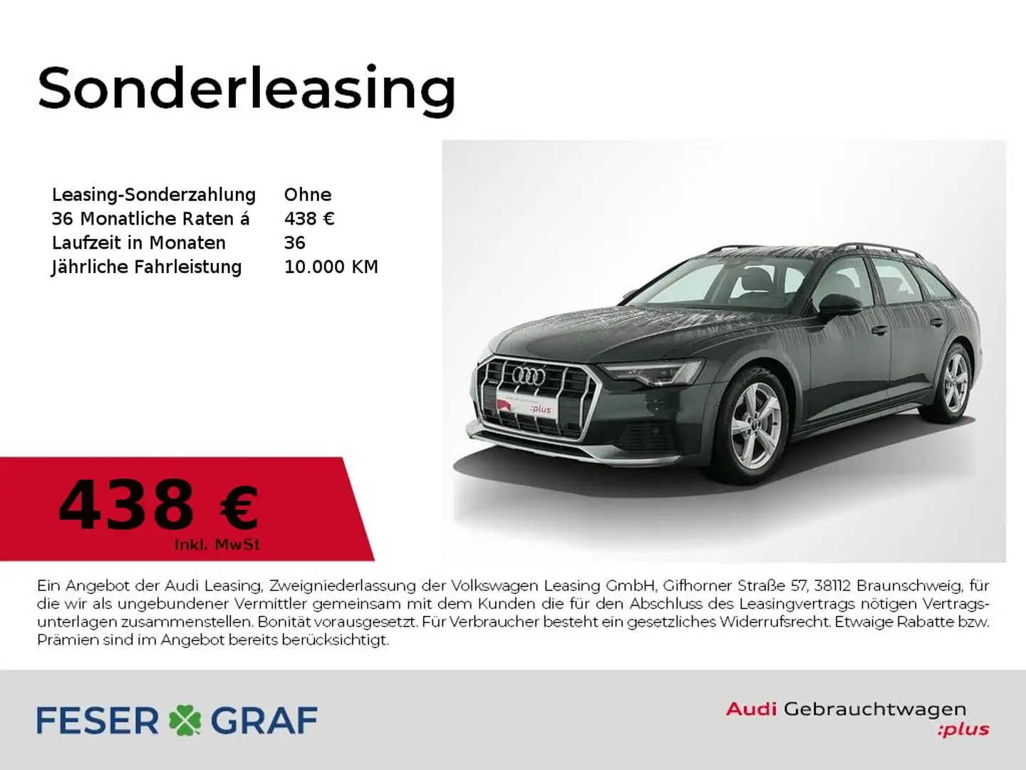 Audi A6 allroad 55 TFSI LED/Navi/PDCVirtual/18` Gris - 1