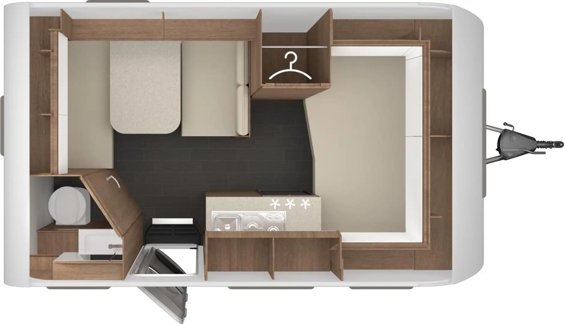 Tabbert Senara 400 QD 2.3 Premium Interieur Exterieur Grau - 2