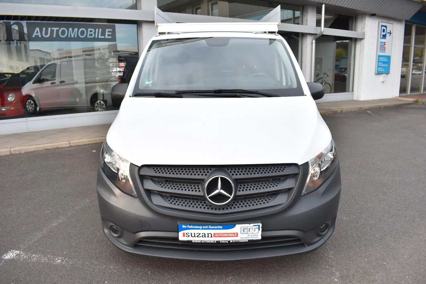 Mercedes-Benz Vito Kasten 114 CDI FWD lang *MWST*KLIMA*AHK* Weiß - 2