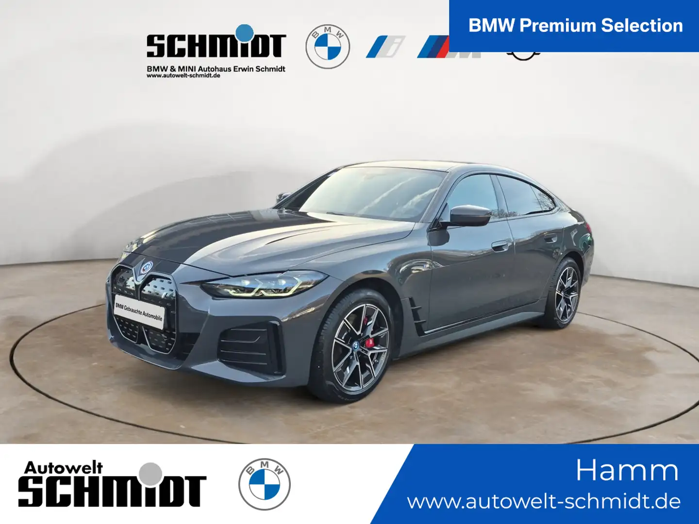 BMW i4 eDrive35 M Sportpaket + GARANTIE-bis-05.2028 Grau - 1