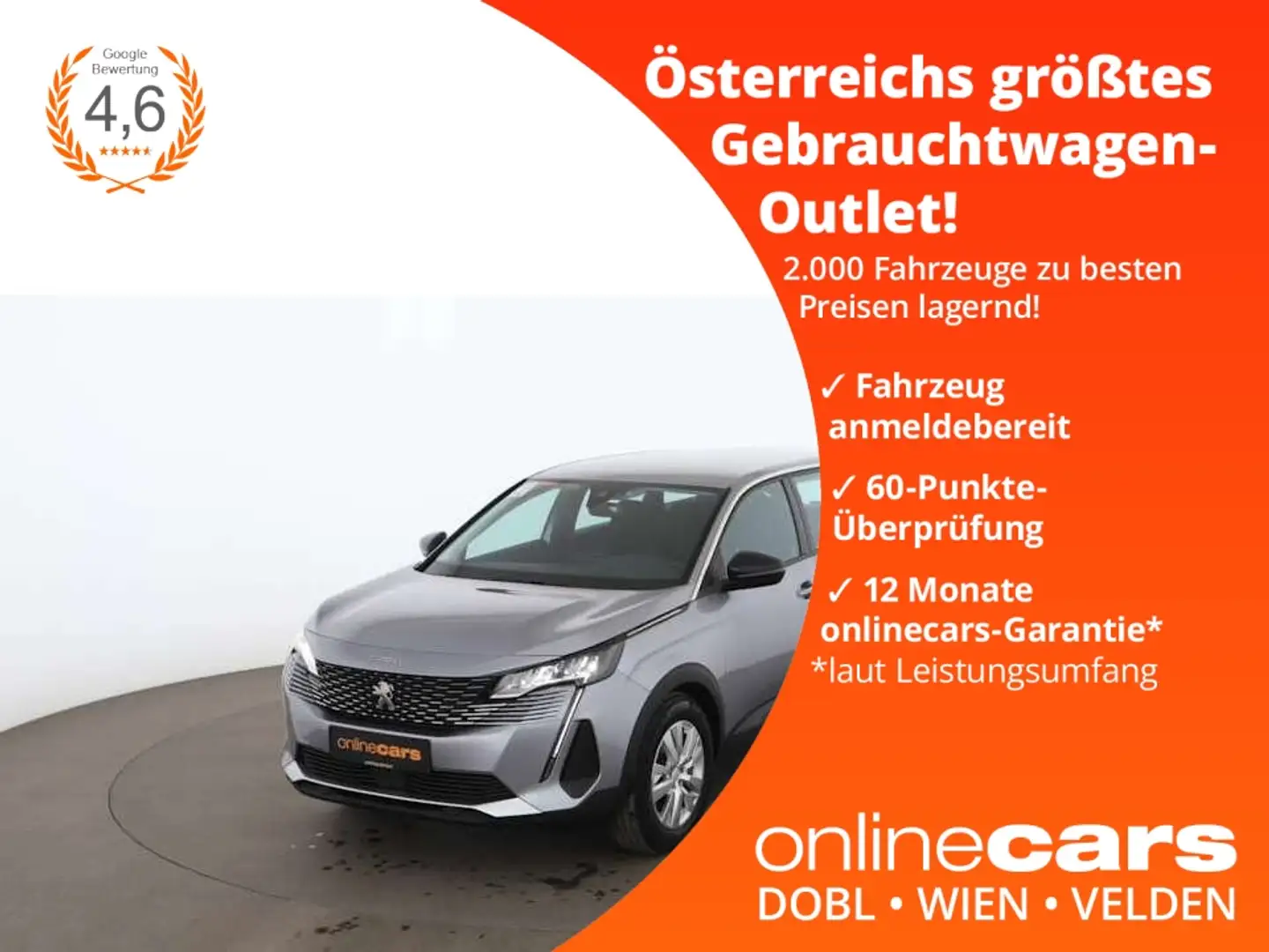 Peugeot 5008 1.2 PureTech 130 Active Aut 7-SITZER LED Grau - 1