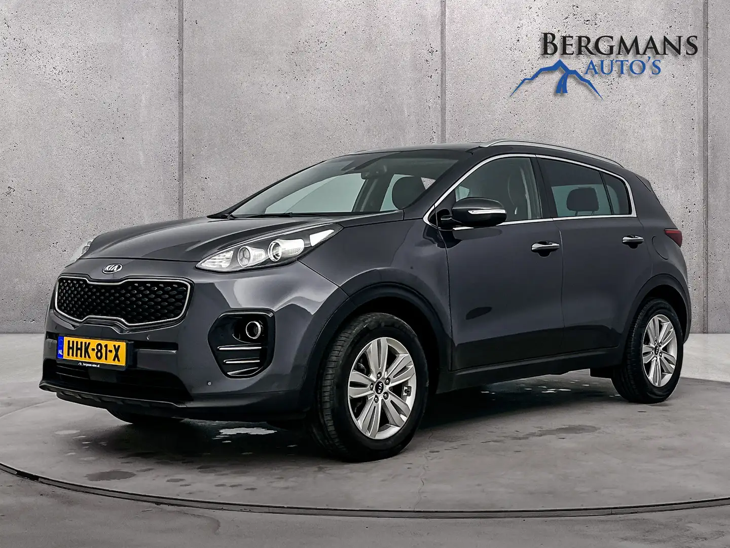 Kia Sportage 1.6 GDI DynamicLine // LEDER // STOELVERWARMING // Grijs - 1