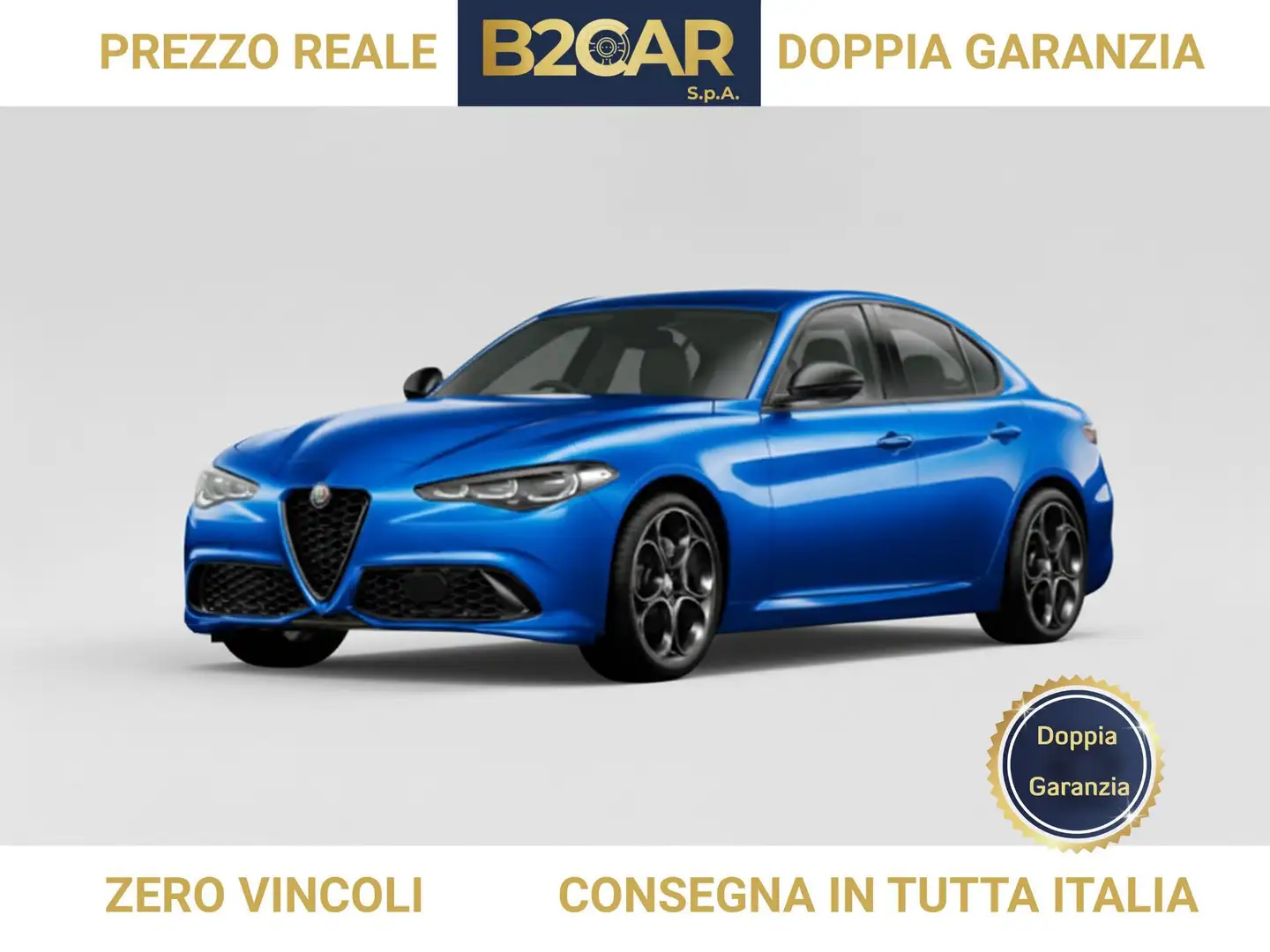 Alfa Romeo Giulia Giulia 2.0 Turbo 280 CV AT8 AWD Q4 Sprint Azul - 1