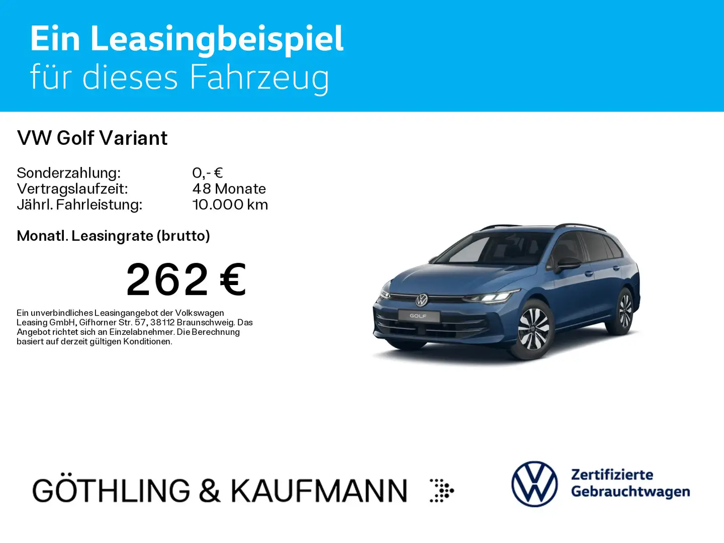 Volkswagen Golf Variant Life GOAL 1.5 TSI*AHK*ASG*SHZ*Assis Blau - 2