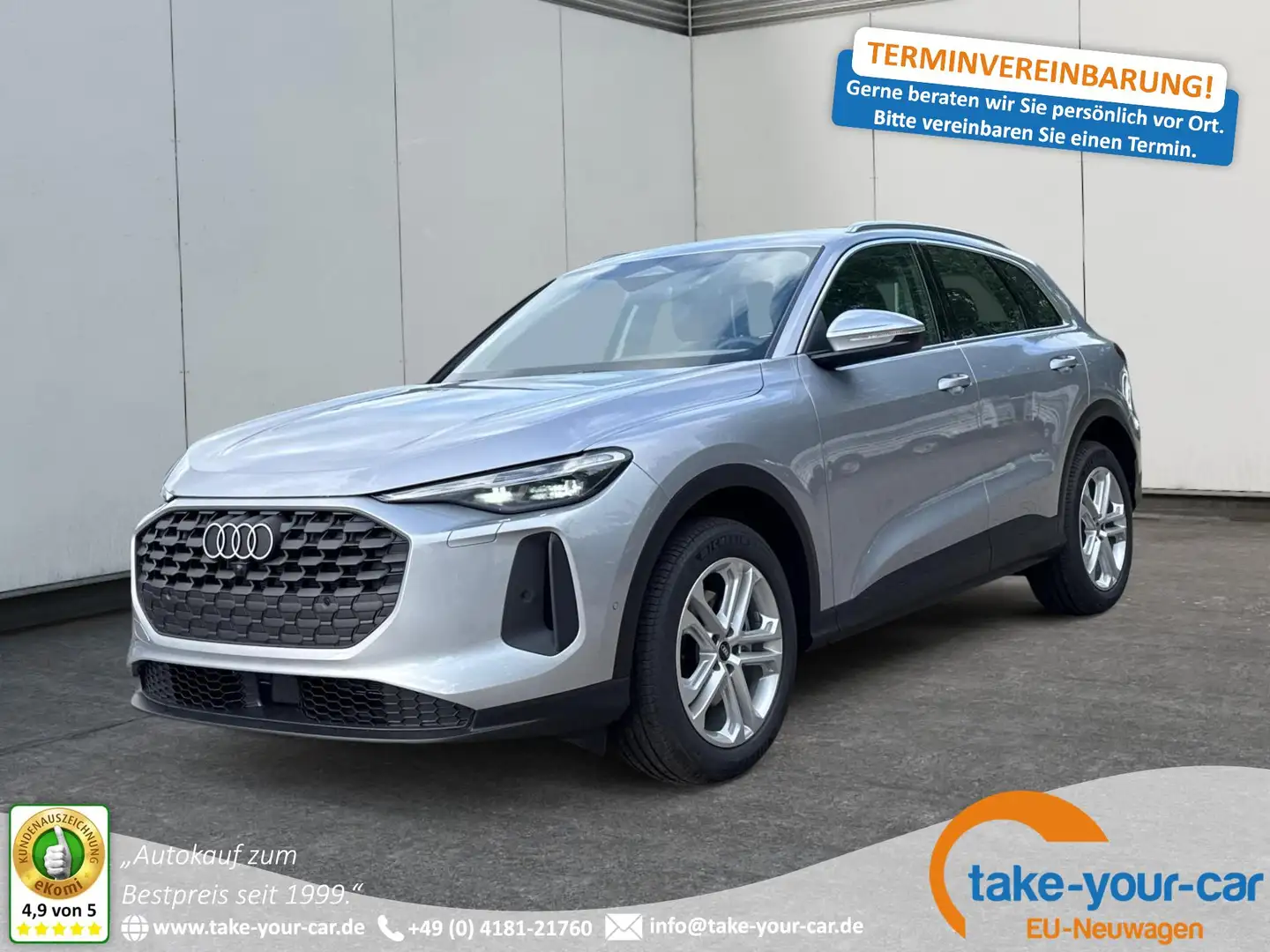 Audi Q5 AHK+ACC+RFK+19"ALU+NAVI TFSI 150 kW (204PS) 7-G... Plateado - 1