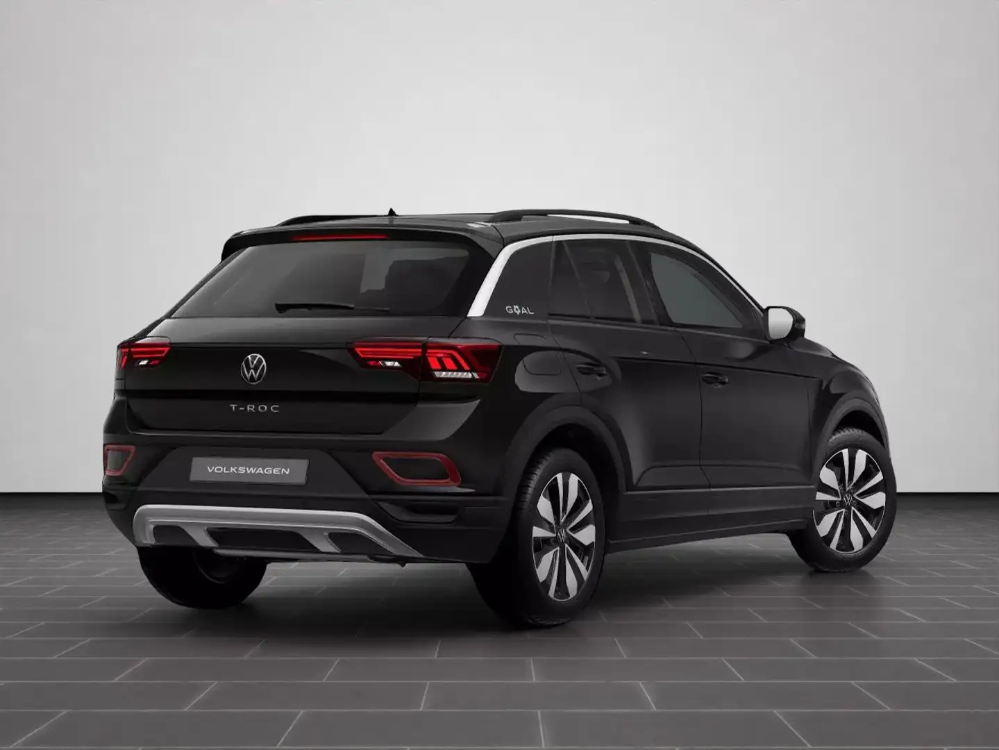 Volkswagen T-Roc Goal 1.0 TSI | 17" | ACC | CarPlay | Infot Schwarz - 2