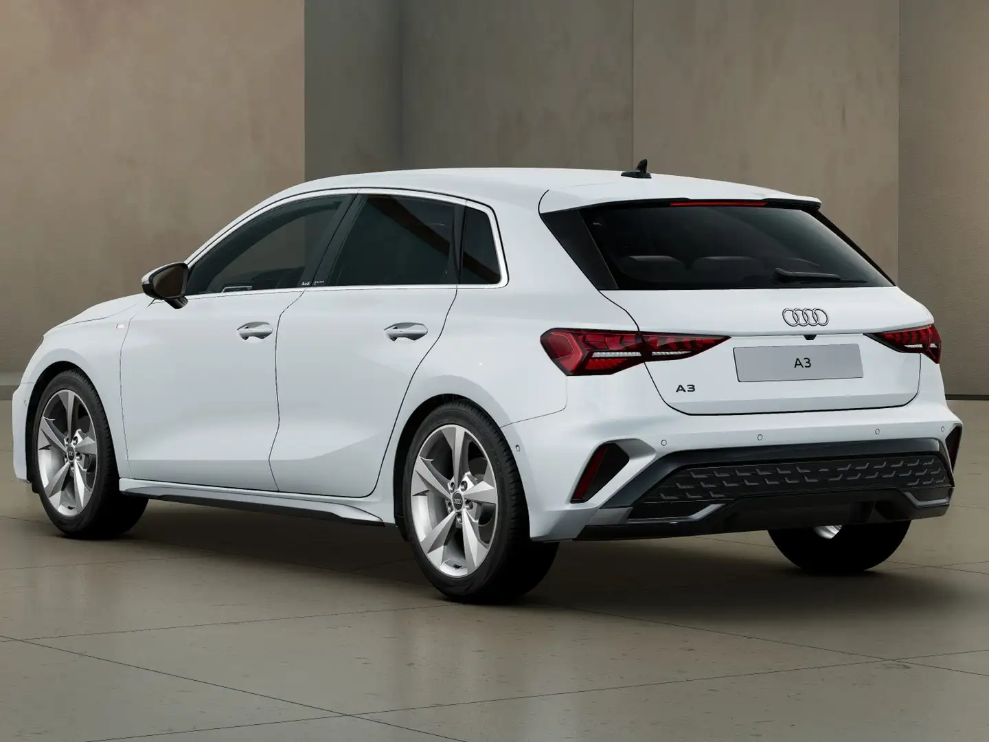 Audi A3 sportback 35 2.0 tdi s line edition s tronic Blanc - 2