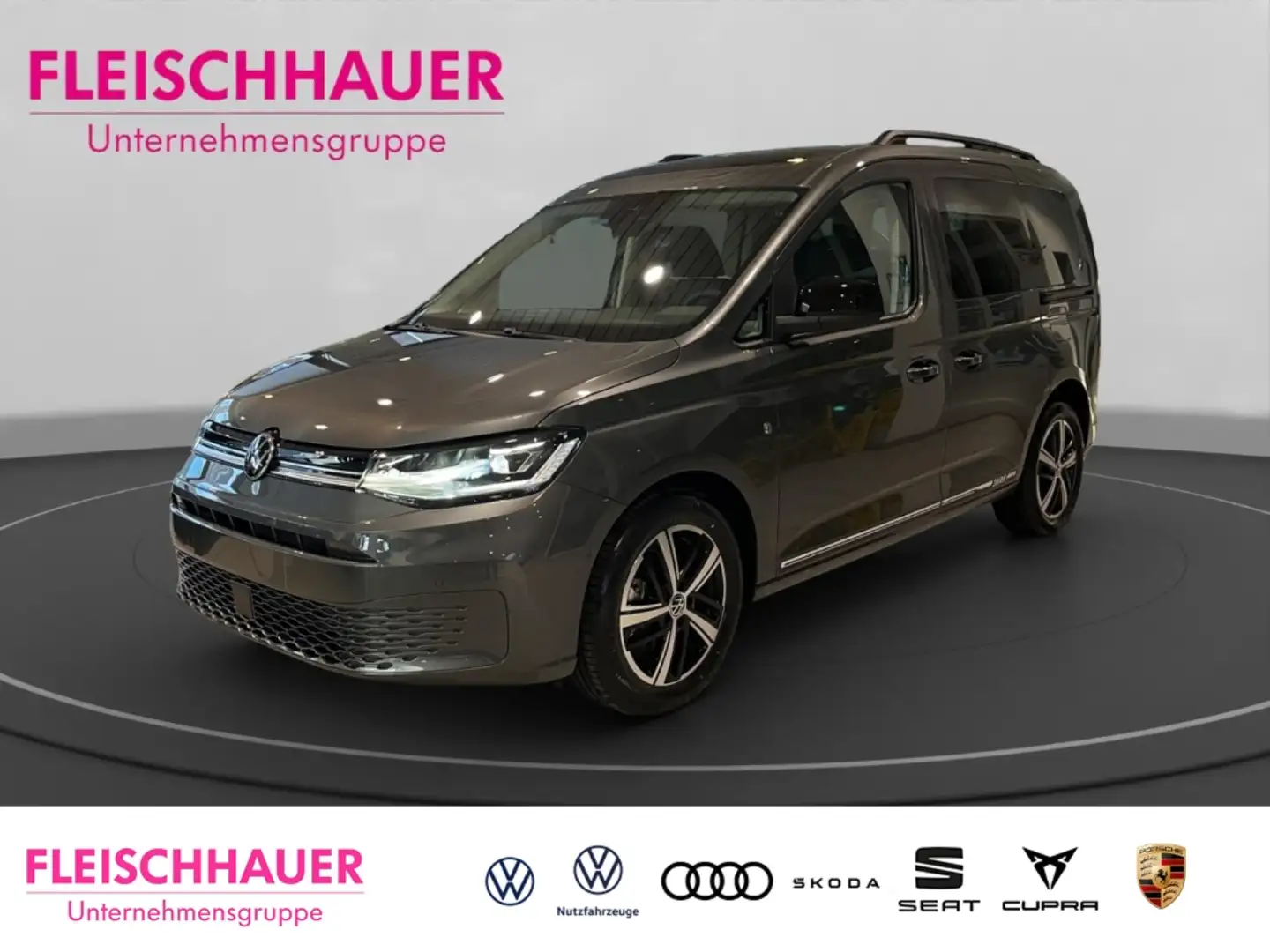 Volkswagen Caddy Dark Label 1.5 TSI Navi LED ACC 2-Zonen-Klimaautom Grau - 1