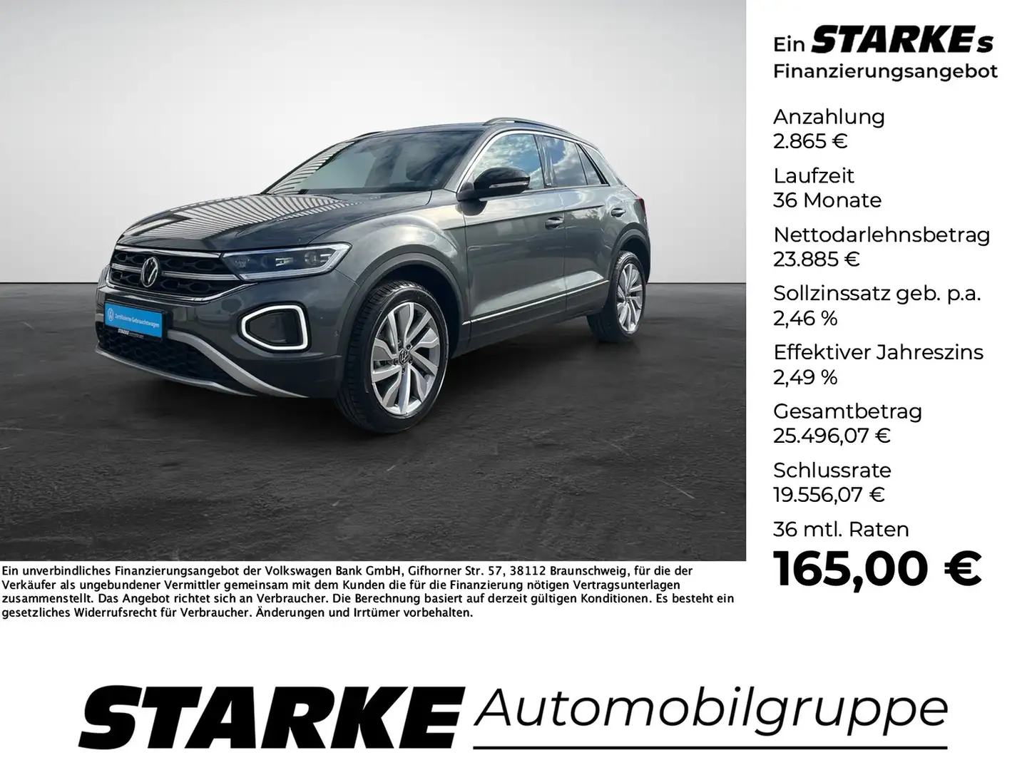 Volkswagen T-Roc 1.5 TSI Move Grau - 1