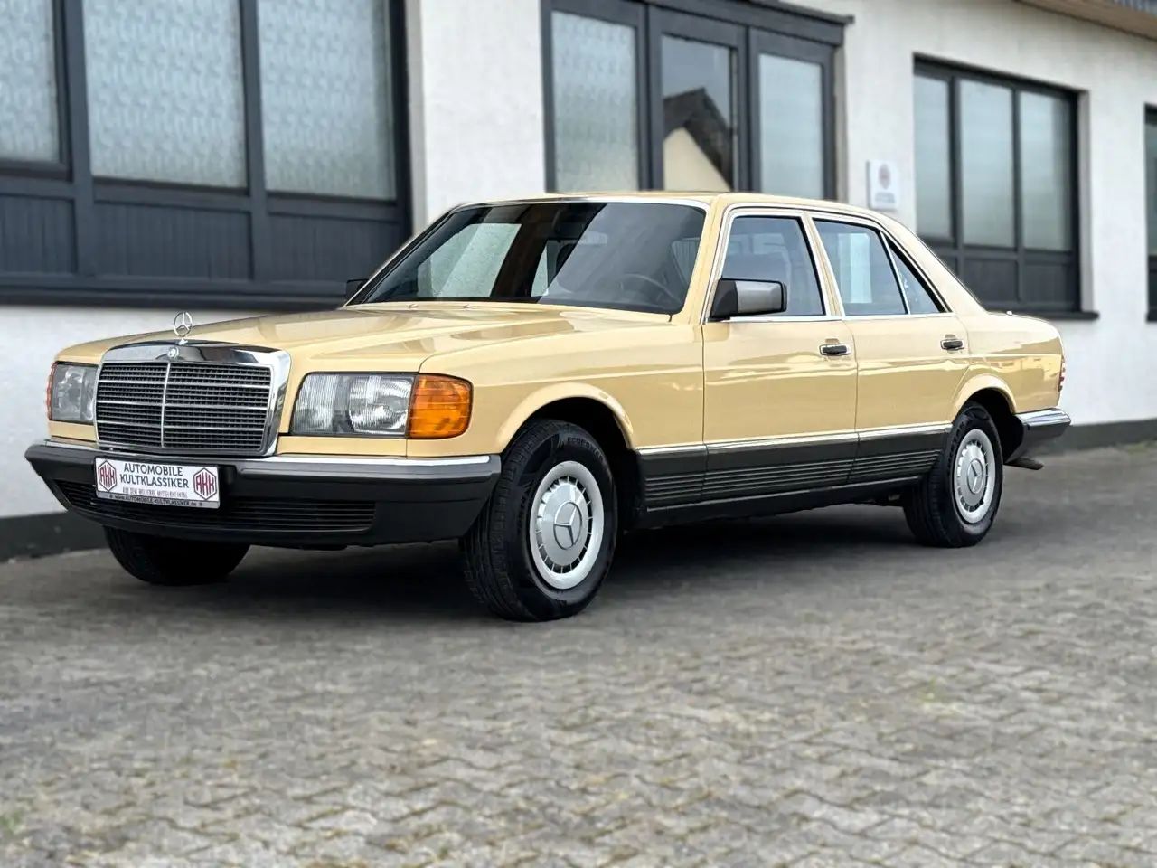 Mercedes-Benz S 500 W126 500 SE | Weizengelb | 61tkm | Gutachten 2, foto 1