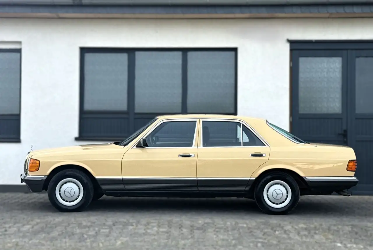 Mercedes-Benz S 500 W126 500 SE | Weizengelb | 61tkm | Gutachten 2, foto 8