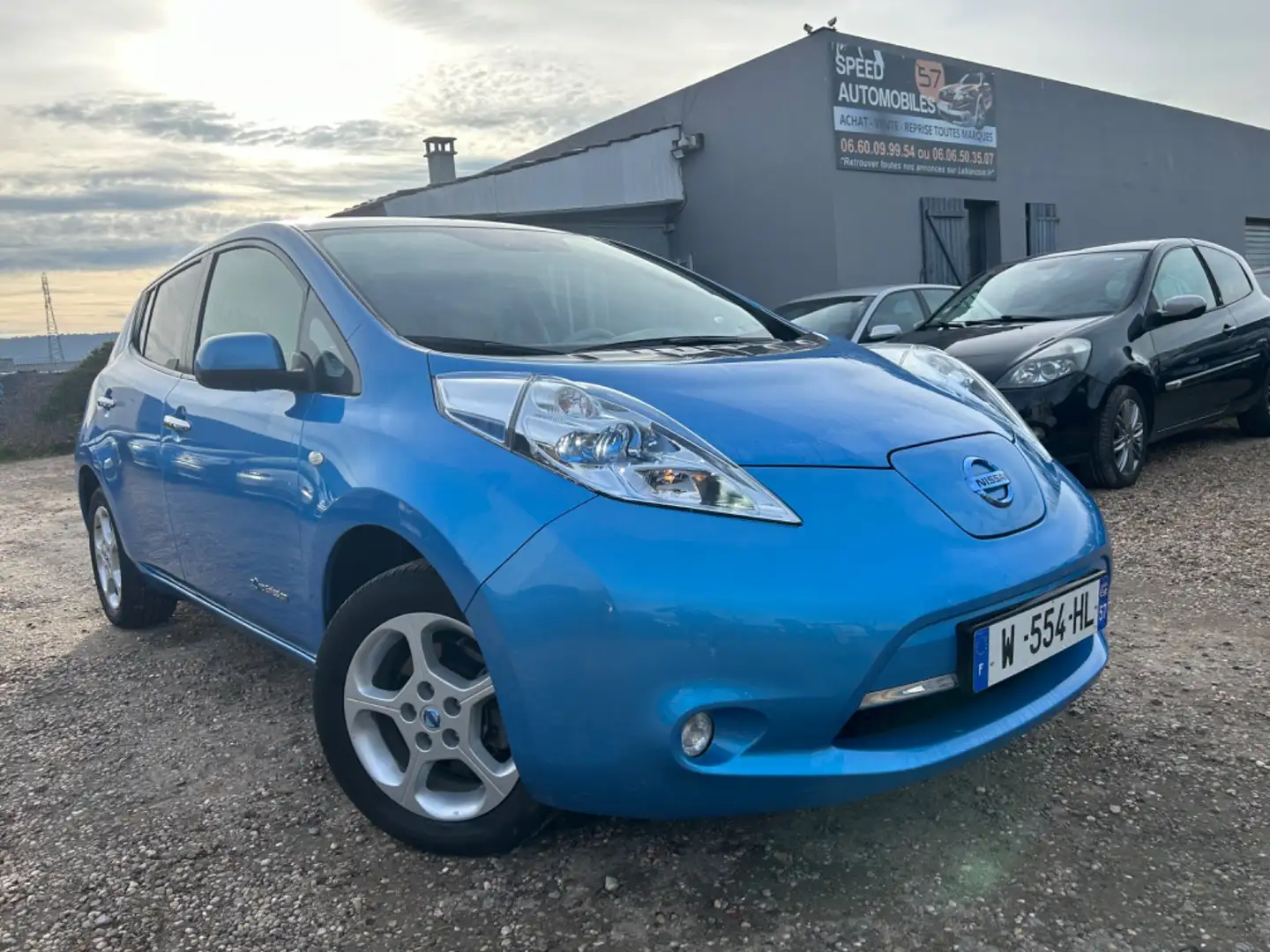 Nissan Leaf Basis Bleu - 1