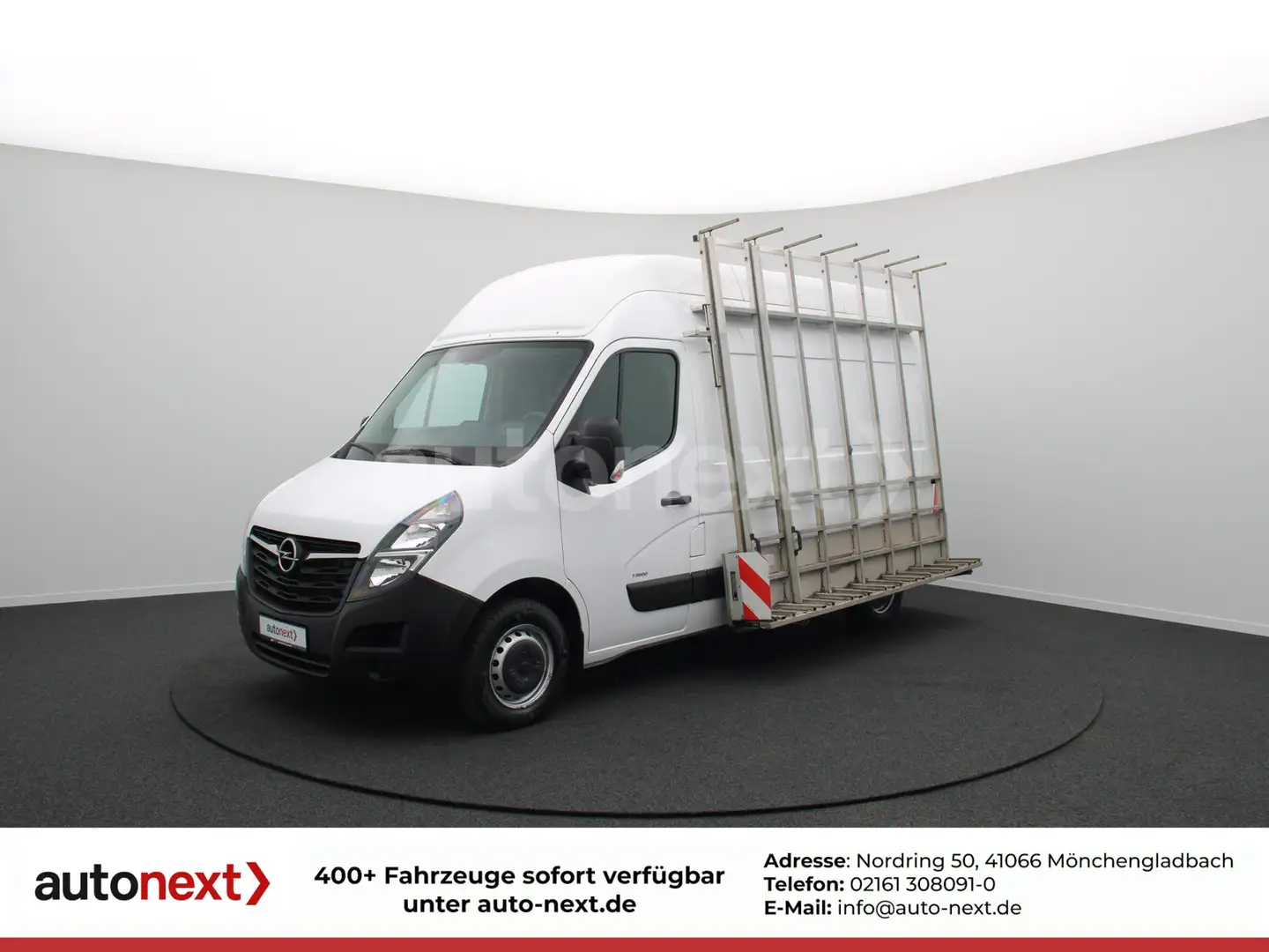 Opel Movano L3H3 *Glastransporter+Superhochdach* (9334) Weiß - 1