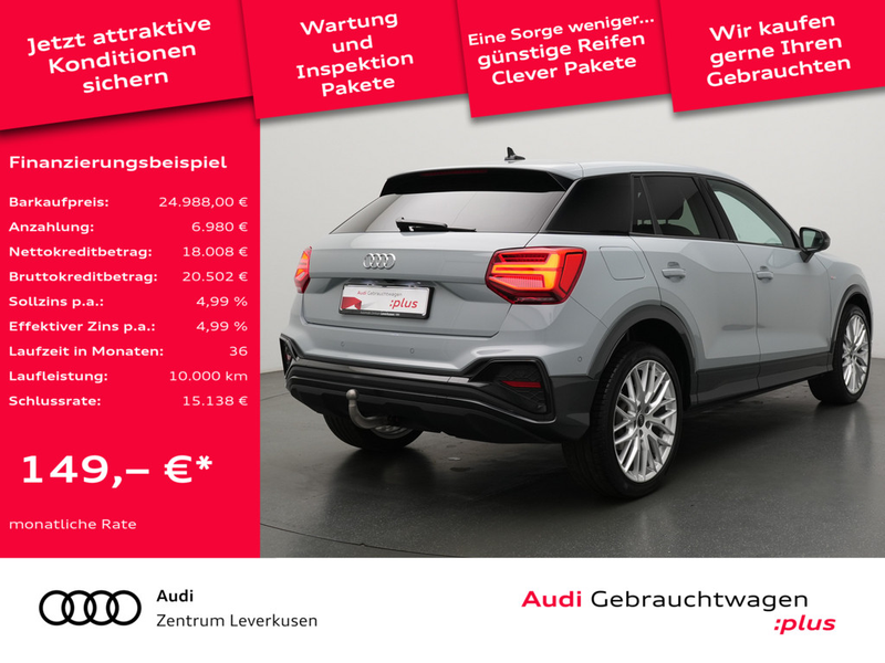 Audi Q2 S line AHK KAM ACC NAVI SHZ MATRIX PDC — photo 2