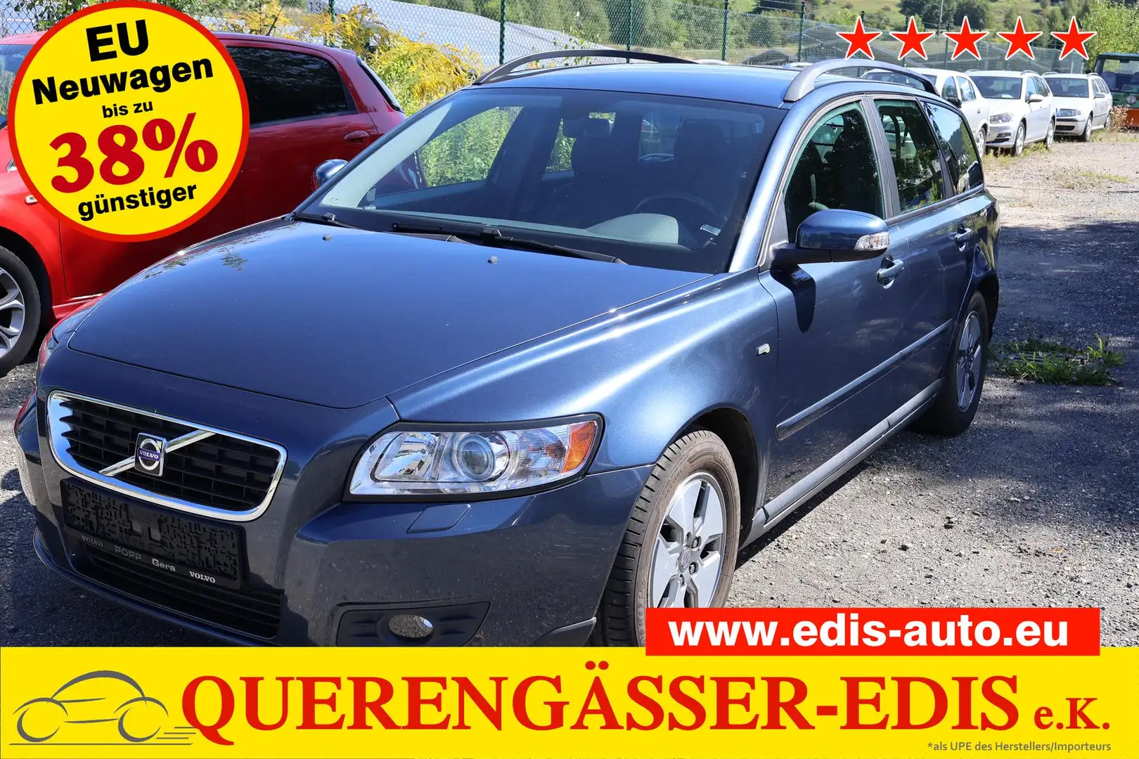 Volvo V50 1.6d DRIVe 80 kW (109 PS), Schalt. 5-Gang, Fron... Blau - 1