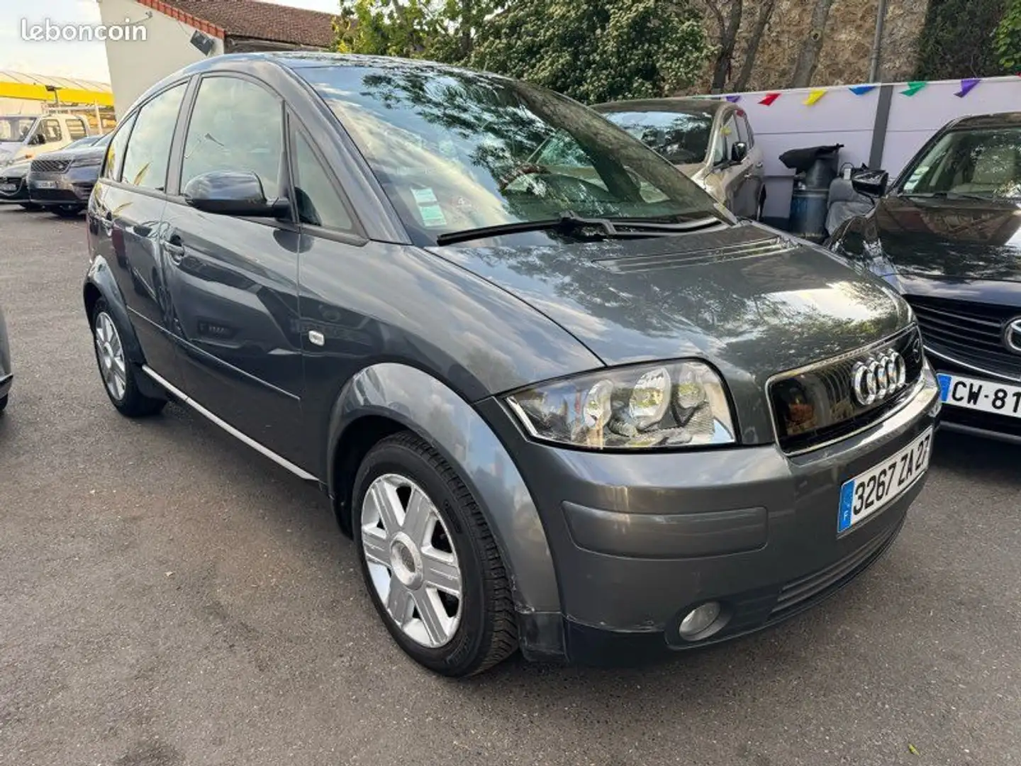 Audi A2 1.4 Tdi 75cv garantie Gris - 2