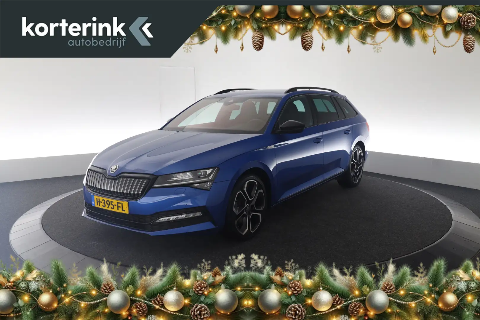 Skoda Superb Combi 1.4 TSI iV Sportline Business Blauw - 1