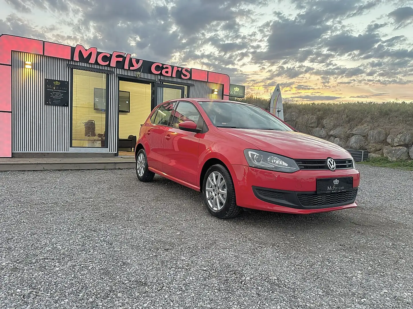 Volkswagen Polo 1.2 - TOP ZUSTAND - AUS ERSTER HAND - SERVICEHE... Rot - 2