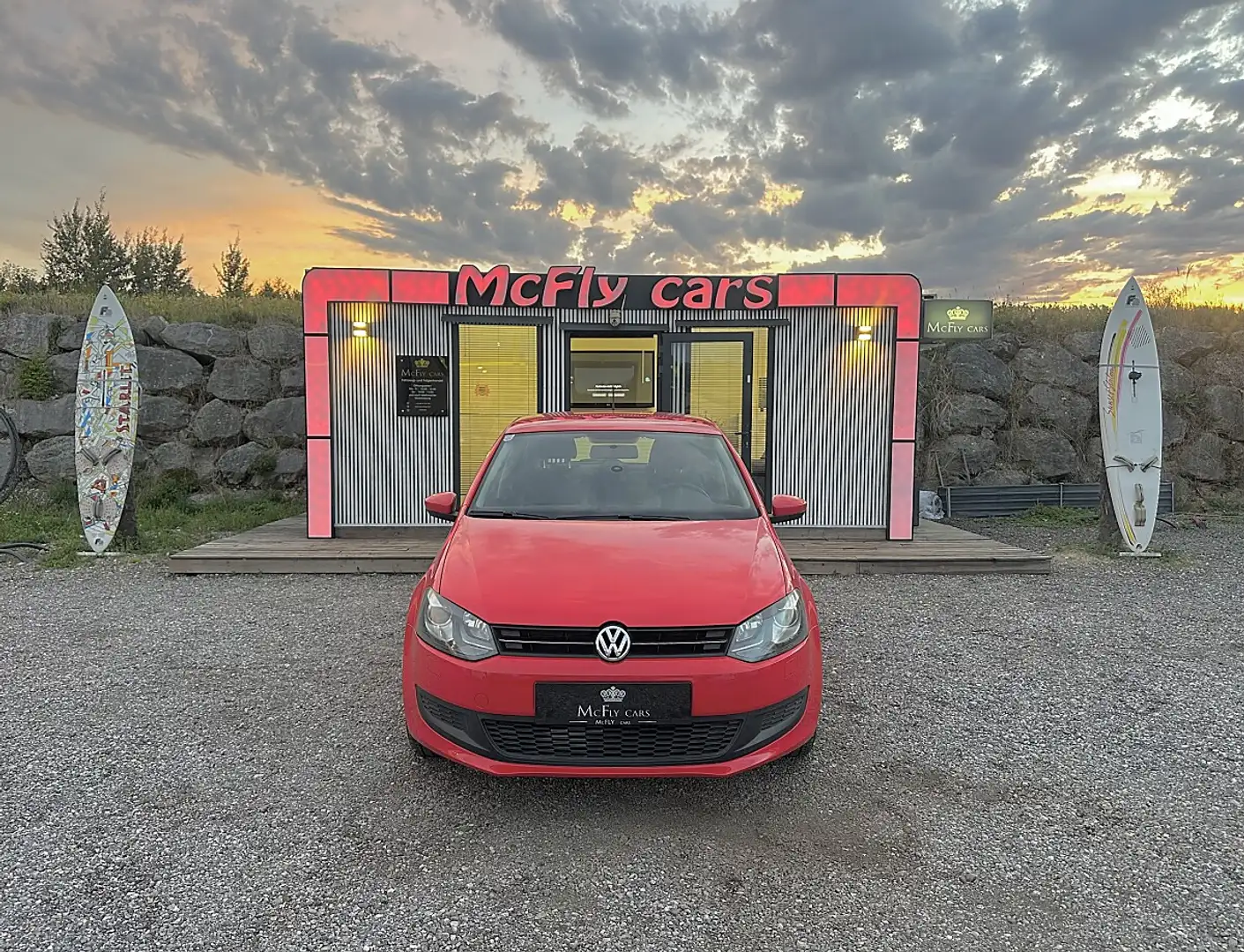 Volkswagen Polo 1.2 - TOP ZUSTAND - AUS ERSTER HAND - SERVICEHE... Rot - 1