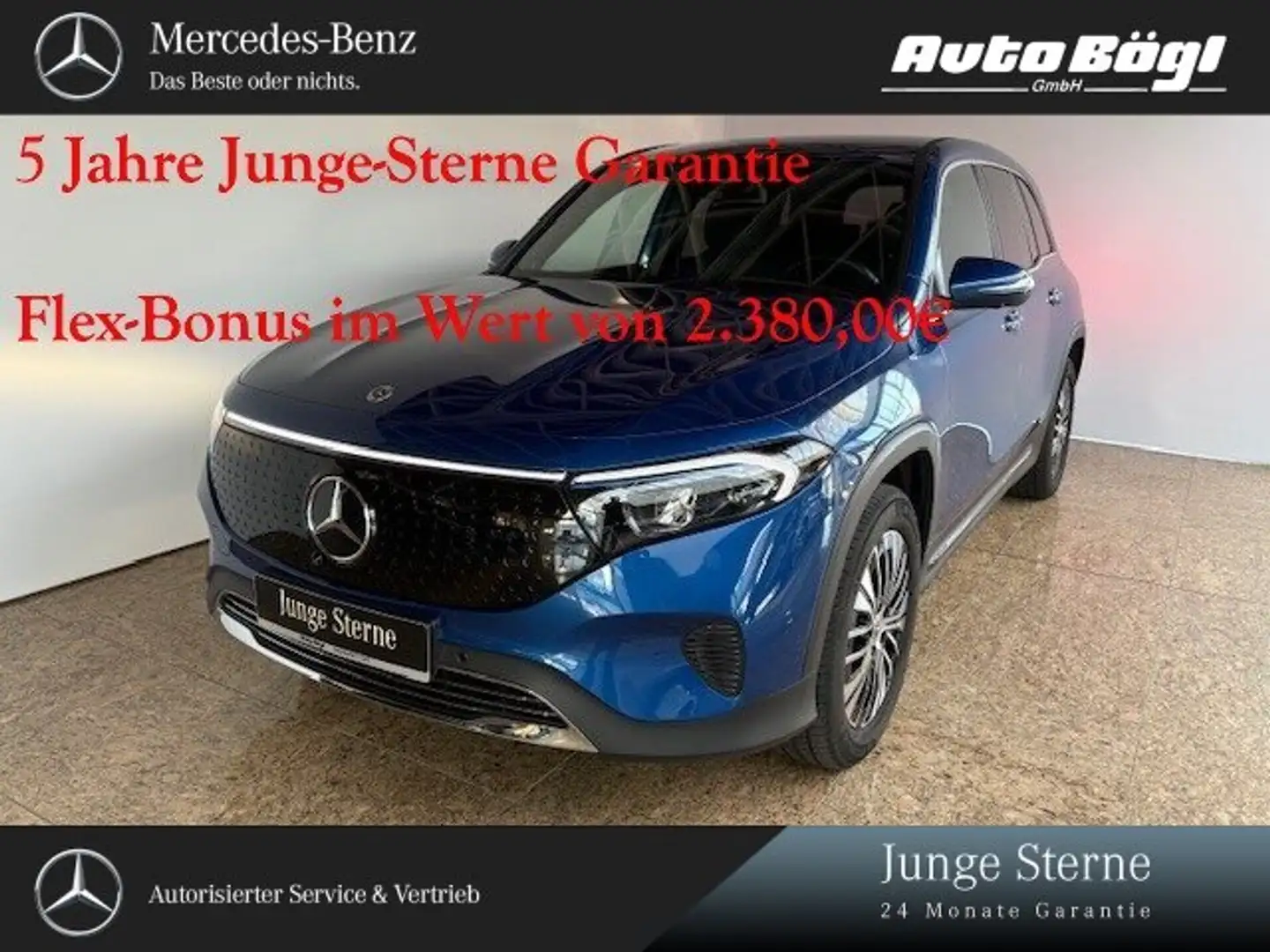 Mercedes-Benz EQB 300 EQB 300 4MATIC Progressive Plus/Burm/360°/Distr. Blau - 1
