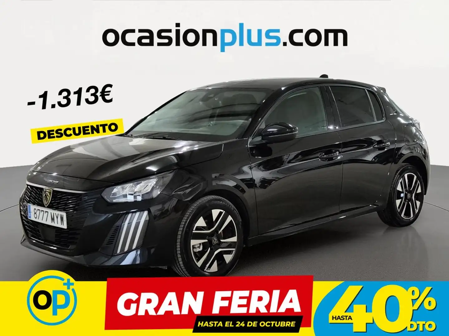 Peugeot 208 1.2 Puretech S&S Allure 100 Negro - 1
