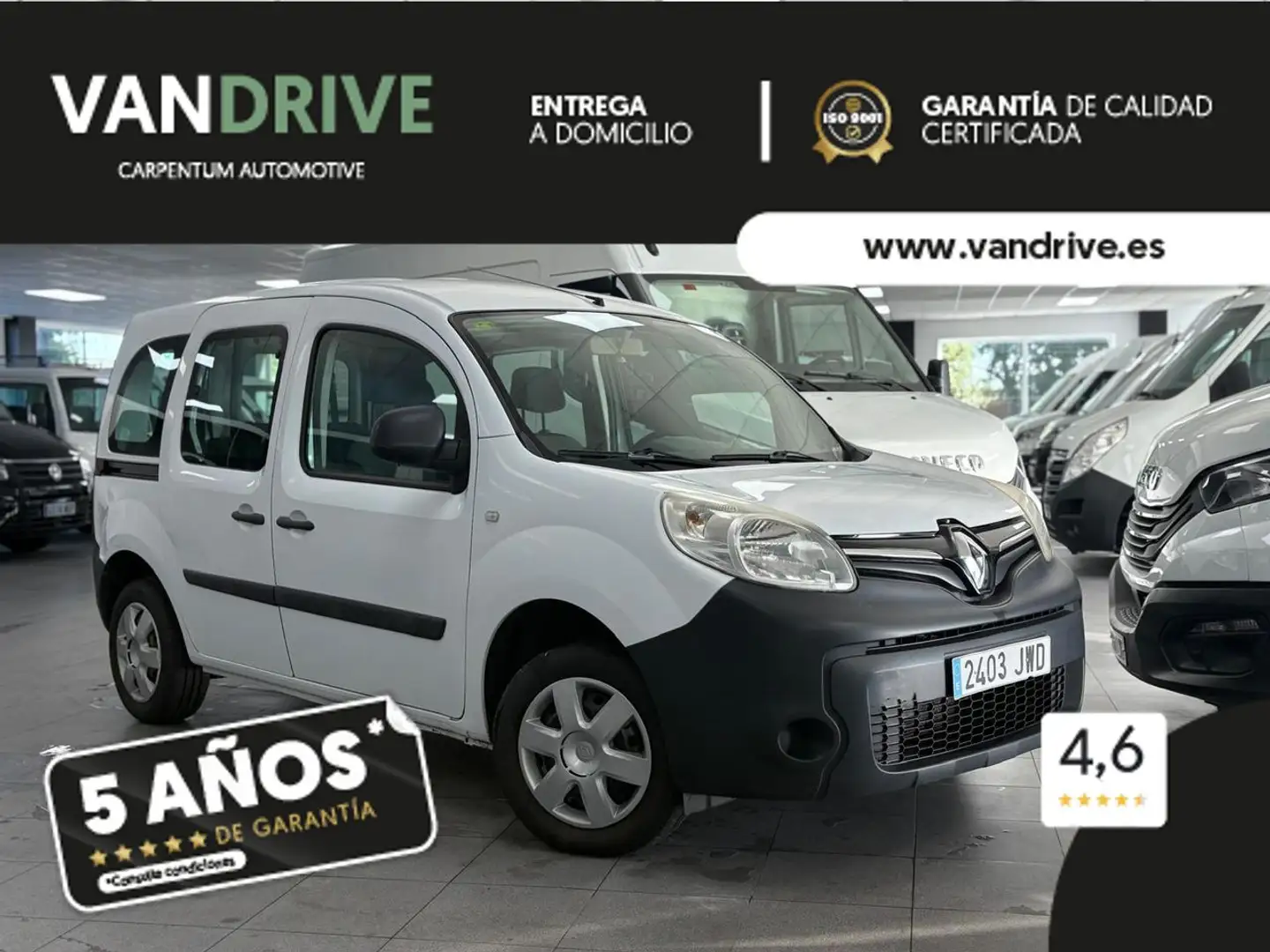 Renault Kangoo Combi Profesional N1 Energy dCi 90 Euro 6 Blanc - 1