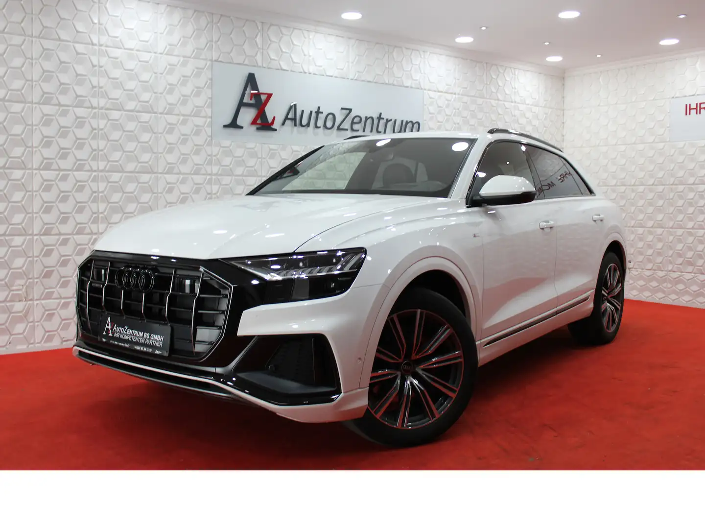 Audi Q8 50 TDI S line quattro MATRIX*HUD*STANDH*CAM Weiß - 1