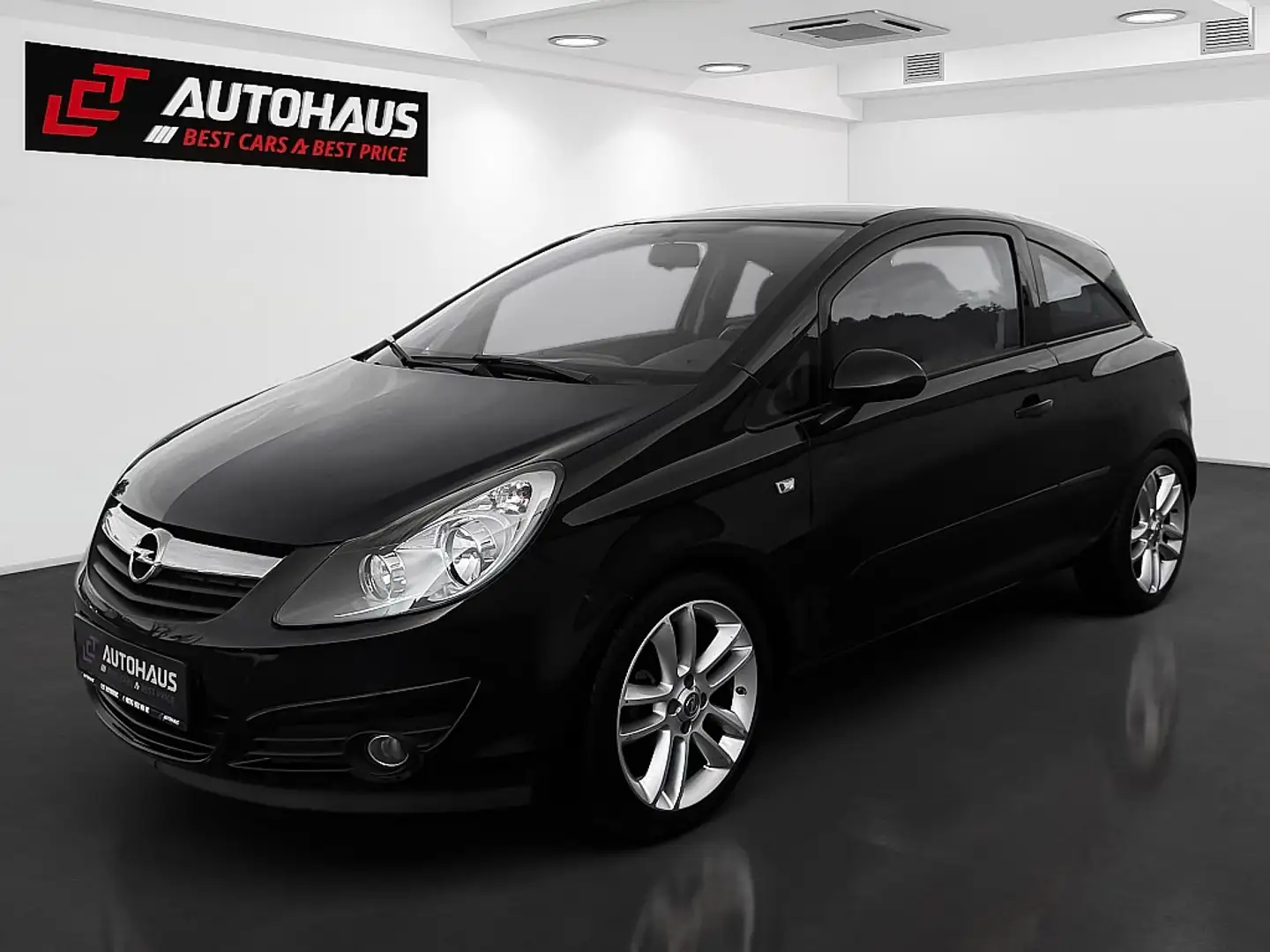 Opel Corsa 1,4 Sport |1.BESITZ| Schwarz - 1