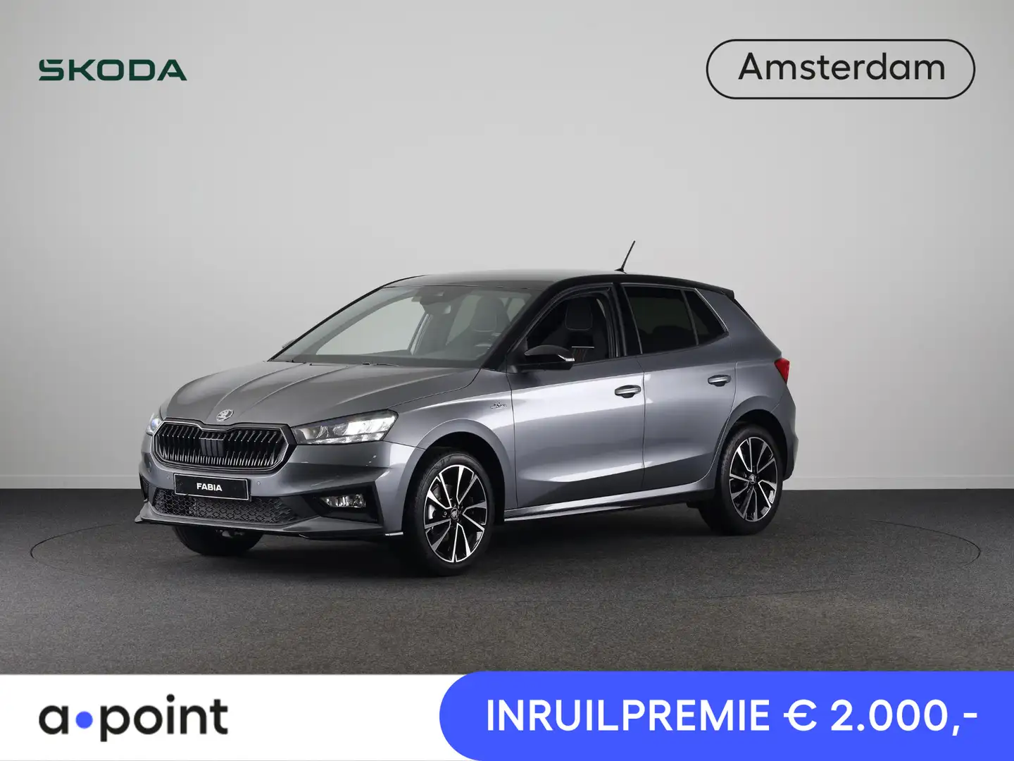 Skoda Fabia Monte Carlo 1.0 TSI 115 pk 7 versn. DSG | Travel A Grijs - 1