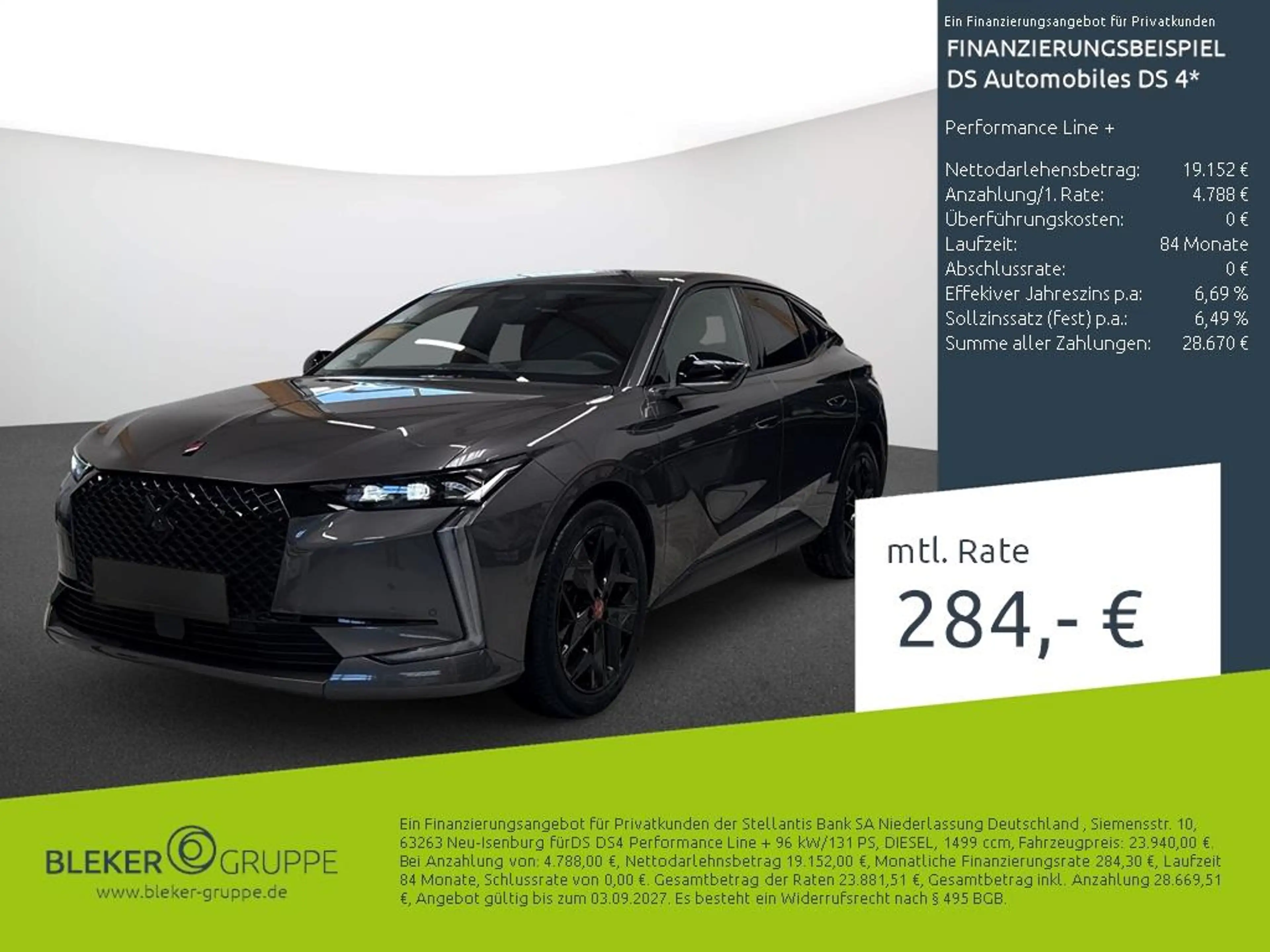 DS Automobiles DS 4 Performance Line +