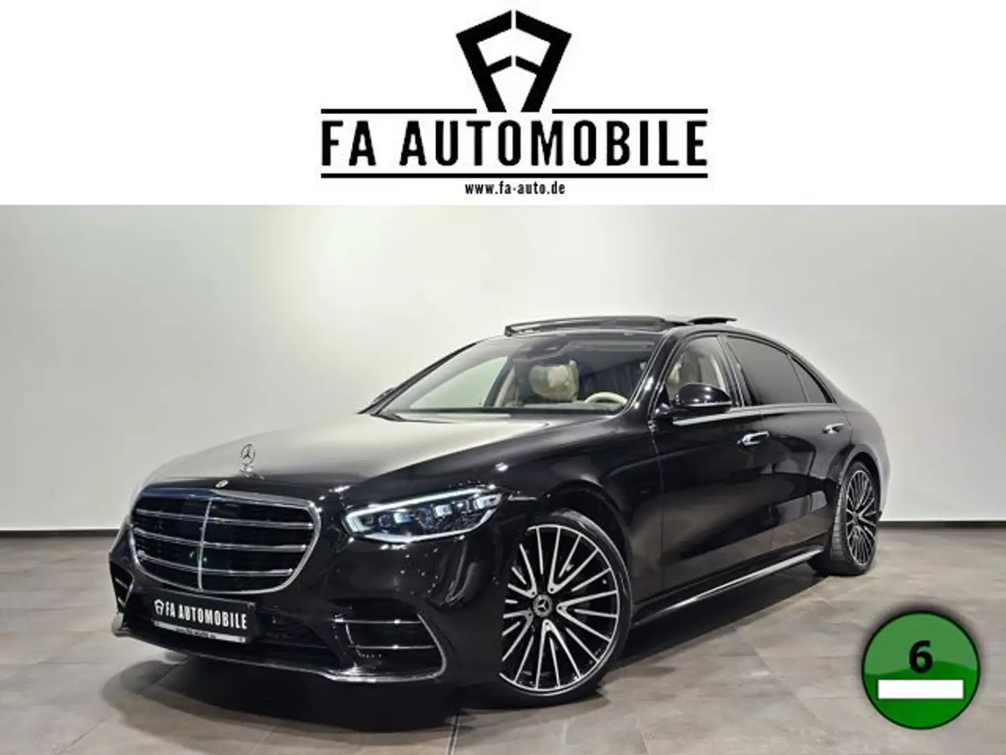 Mercedes-Benz S 580 4Matic 4M L AMG Pano 3xTV Hud 21" VOLL Noir - 1