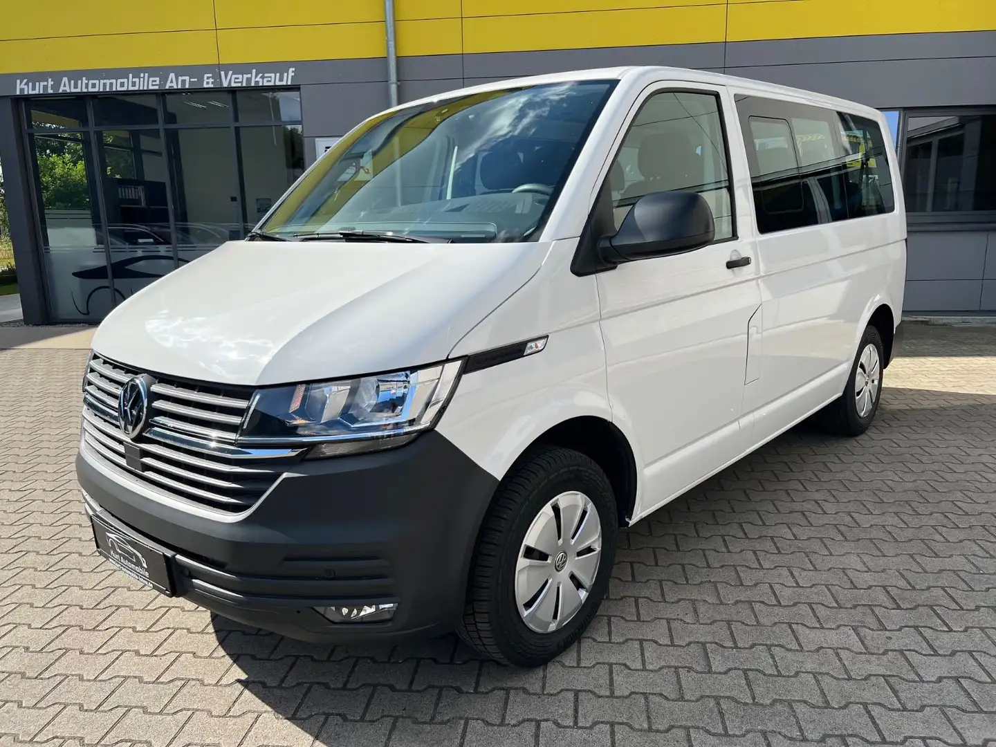 Volkswagen T6 Transporter /AUTOMATIK/KLIMA/FREISPRECH/9 SITZ Blanc - 2