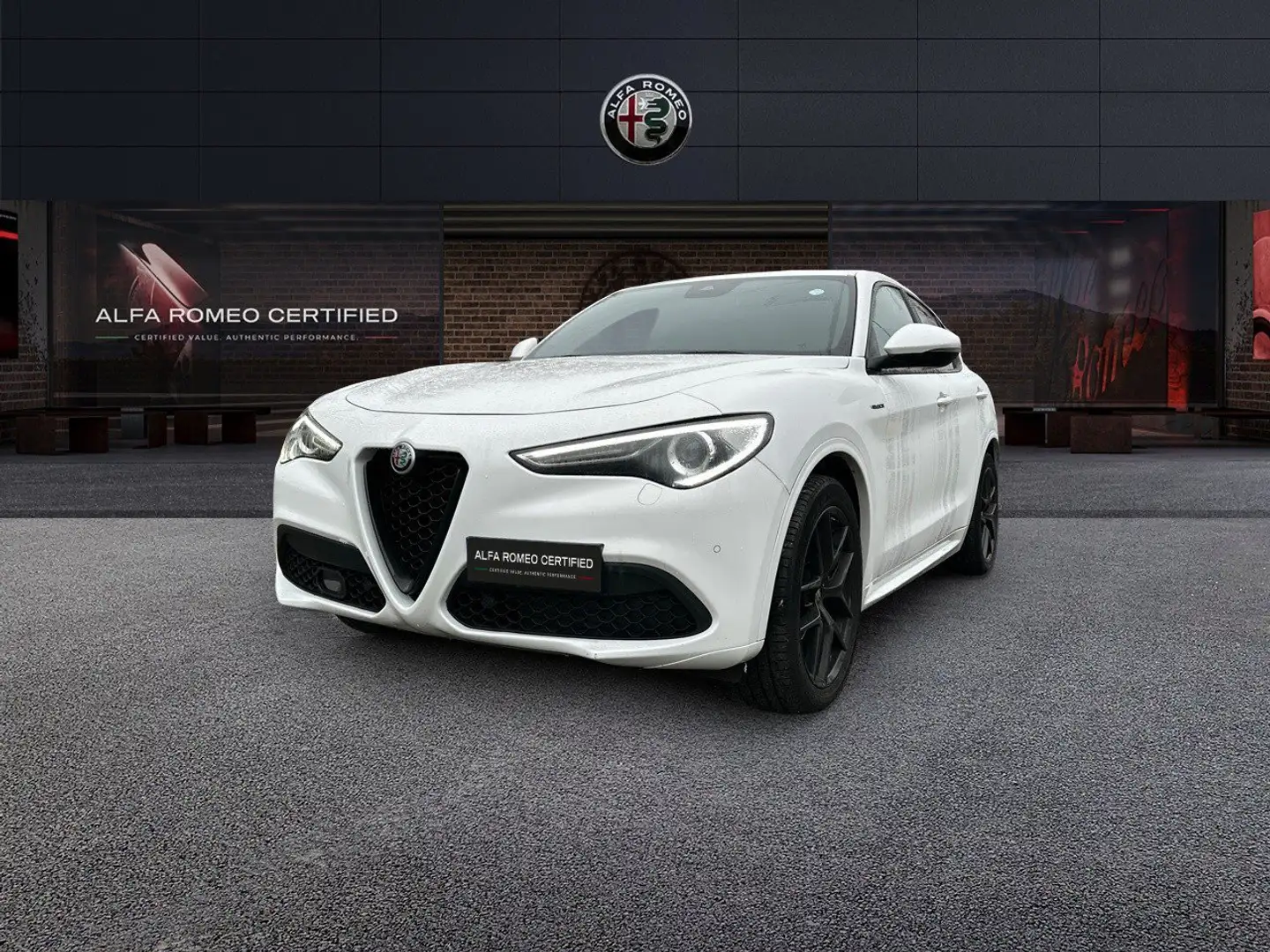 Alfa Romeo Stelvio 2.2 Turbo Diesel 210CV Veloce AT8 Q4 Bianco - 1