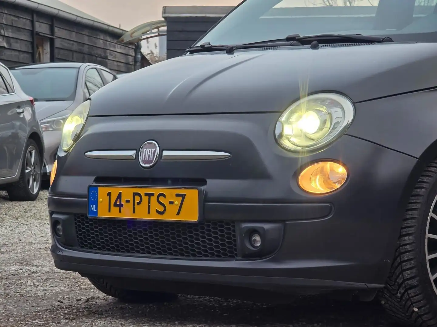 Fiat 500 0.9 TwinAir Blackjack Leer/Airco/Lmv Zwart - 2