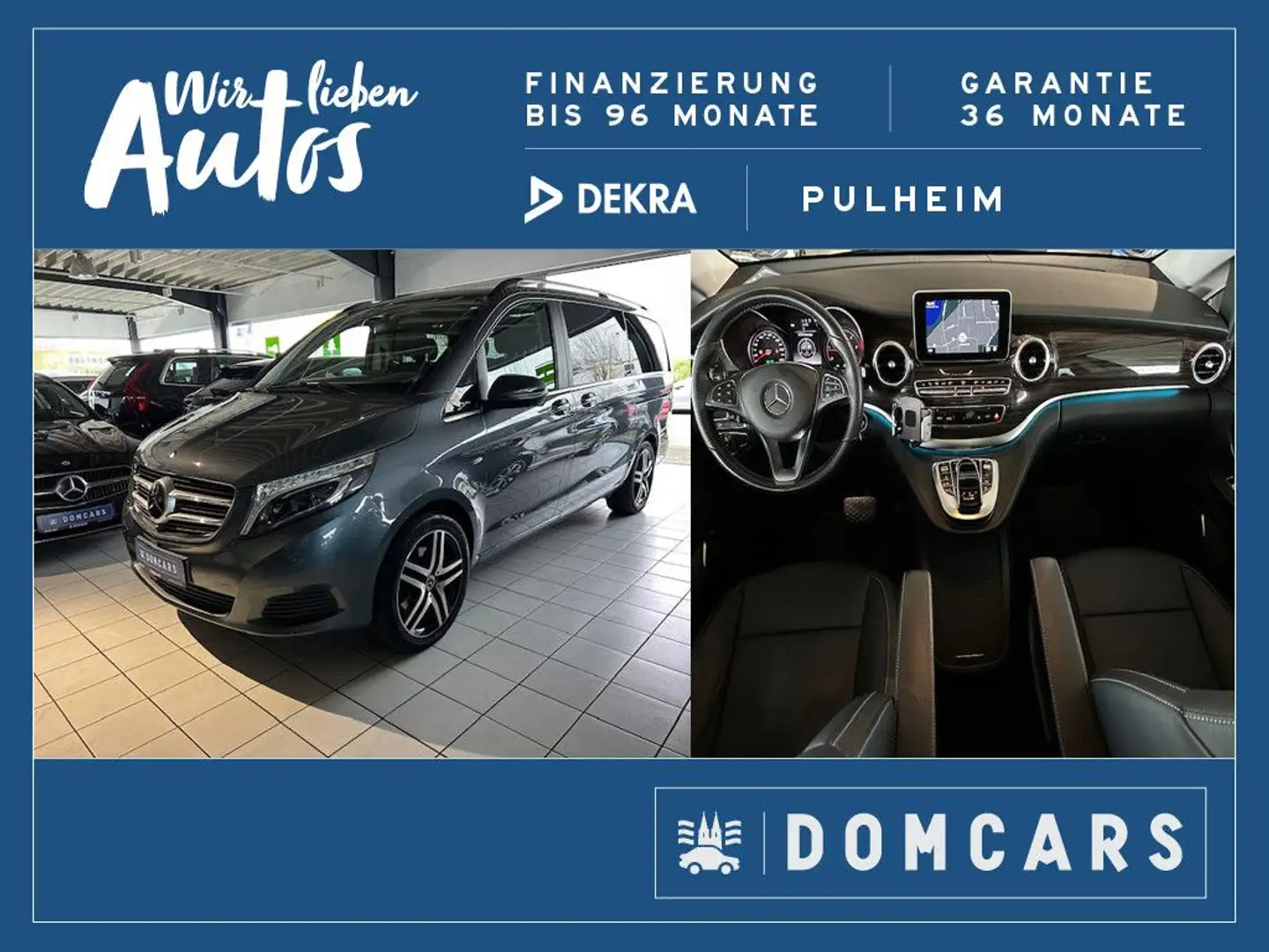 Mercedes-Benz V 250 V250 EDITION LANG/4 MATIC/8 SITZER/PANO/GARANTIE Grau - 1